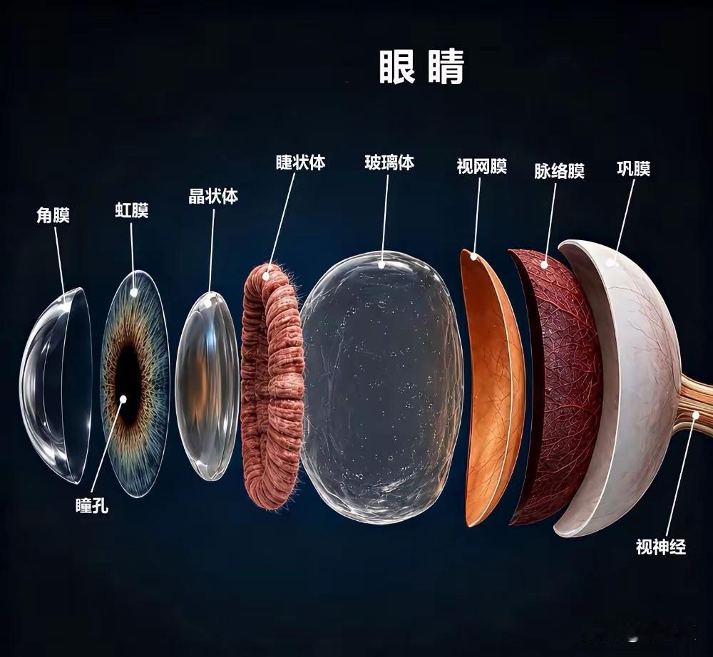 眼睛是心灵的窗户，能洞察世界万物，结构当然不一般。