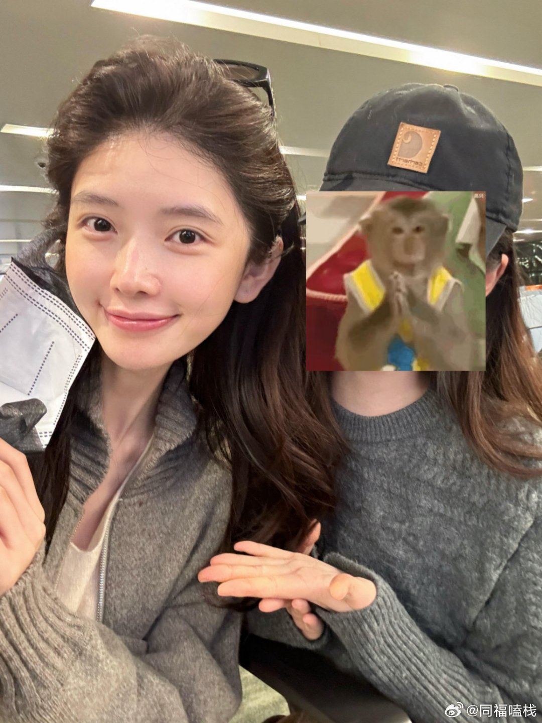 方圆鼻子上的疤痕方圆素颜都美成这样了！不愧是千万级网红！ 