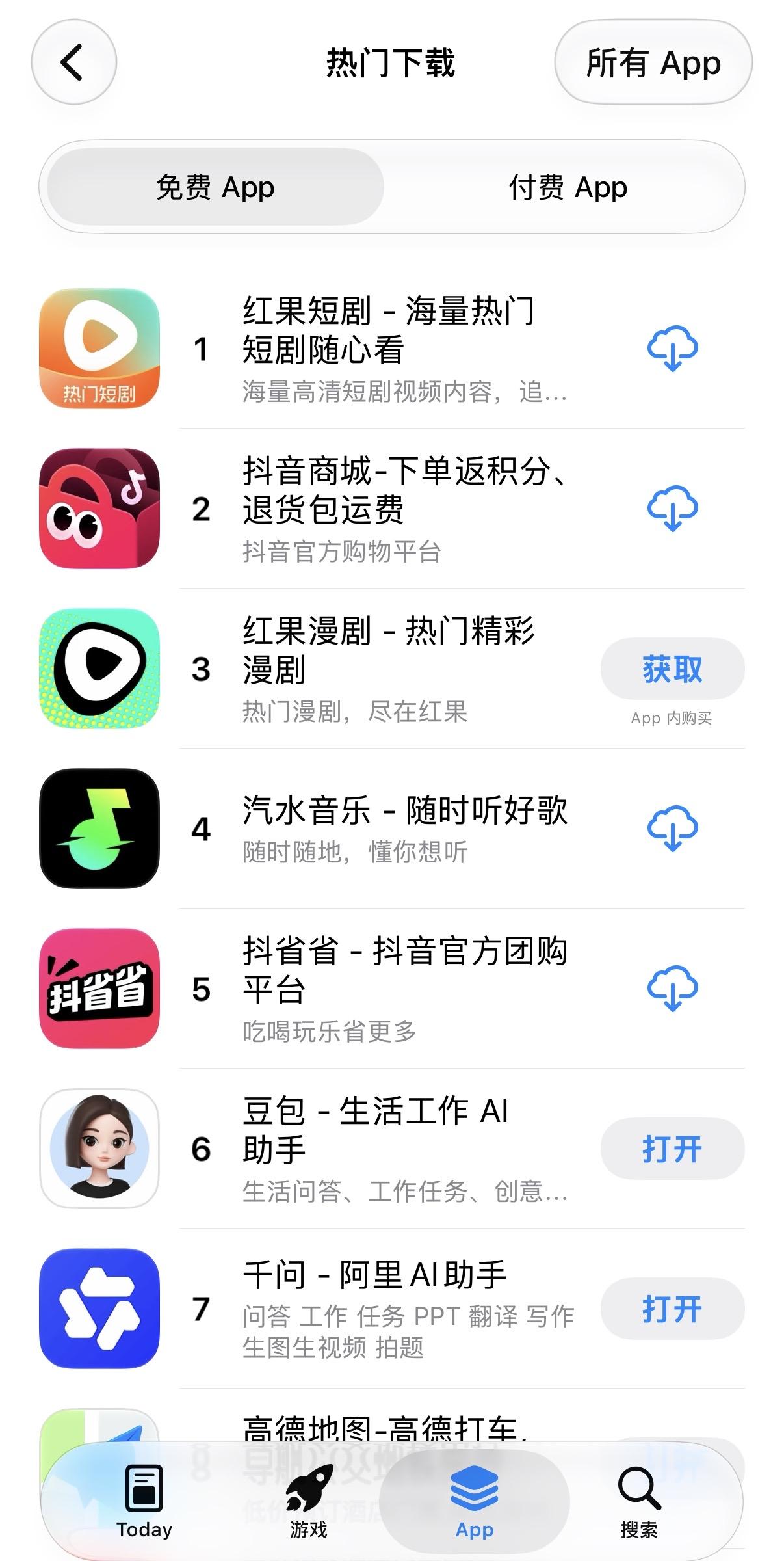 国庆节期间最火的App是谁？不是抖音商城，不是豆包/千问，不是高德地图/百度地图