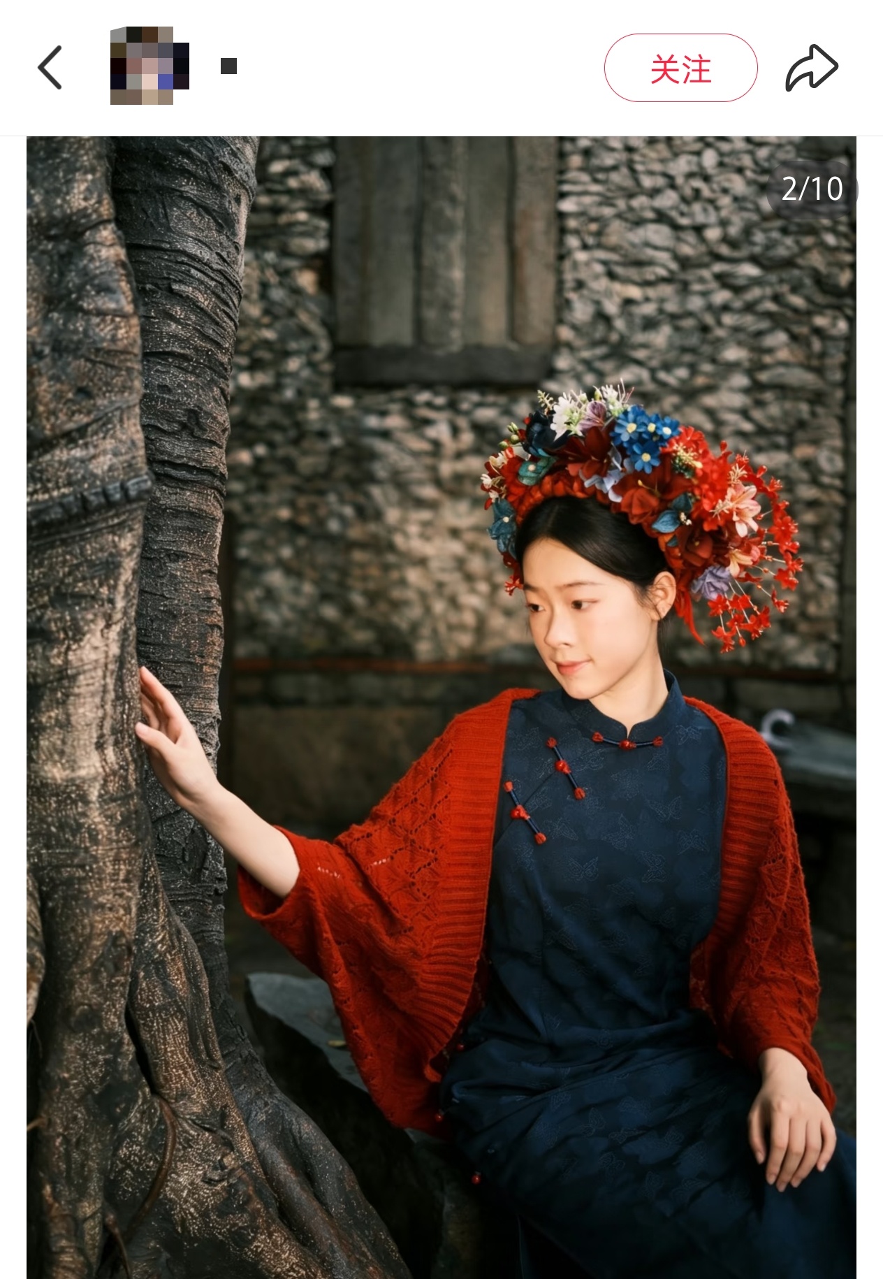 簪花随处可见，好多五湖四海的人因为赵丽颖簪花去泉州打卡！太火了！看到说泉州旅游做
