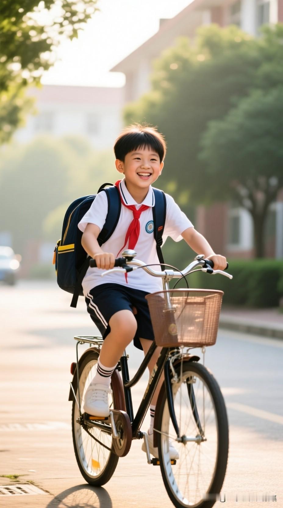 清晨五点半，小区里静悄悄的，只有几只早起的麻雀在桂花树间跳来跳去。我拉着老周的手