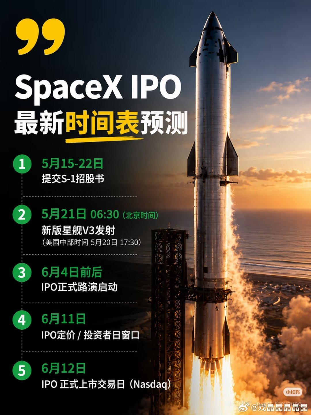 六月份影响最大的是美联储议息会议和spacex上市