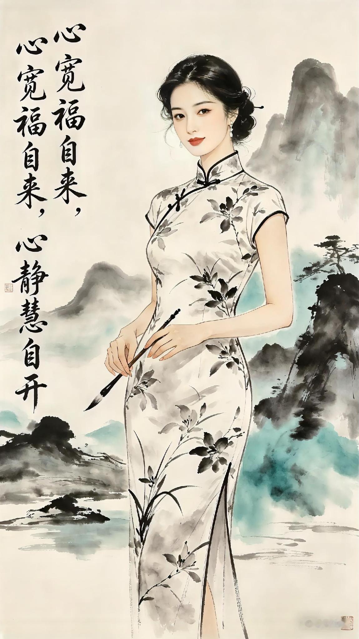 心宽福自来，
心静慧自开，
知足者常乐，
看开者无忧。