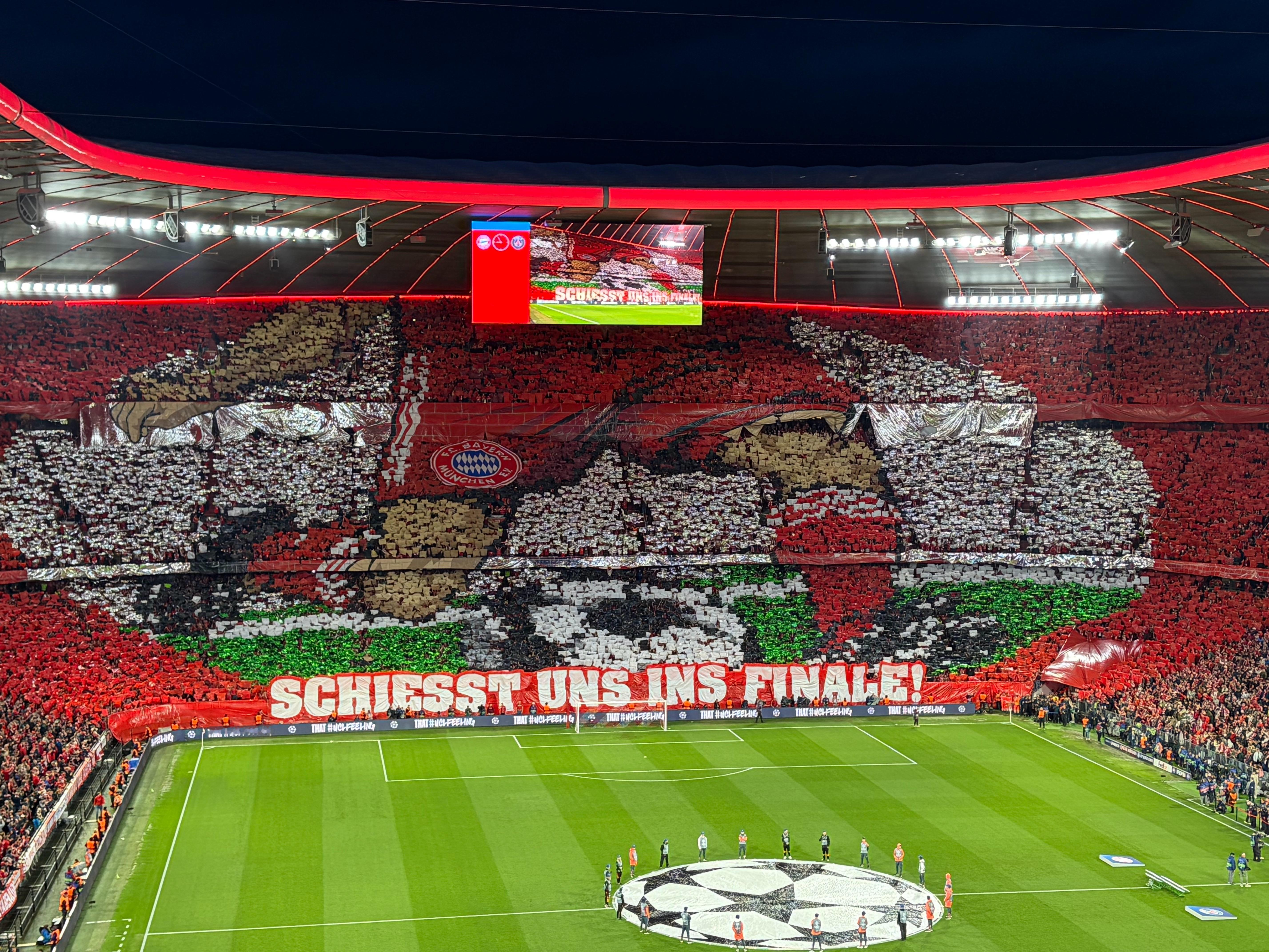 救命这也太帅了拜仁vs巴黎 德国·Allianz Arena