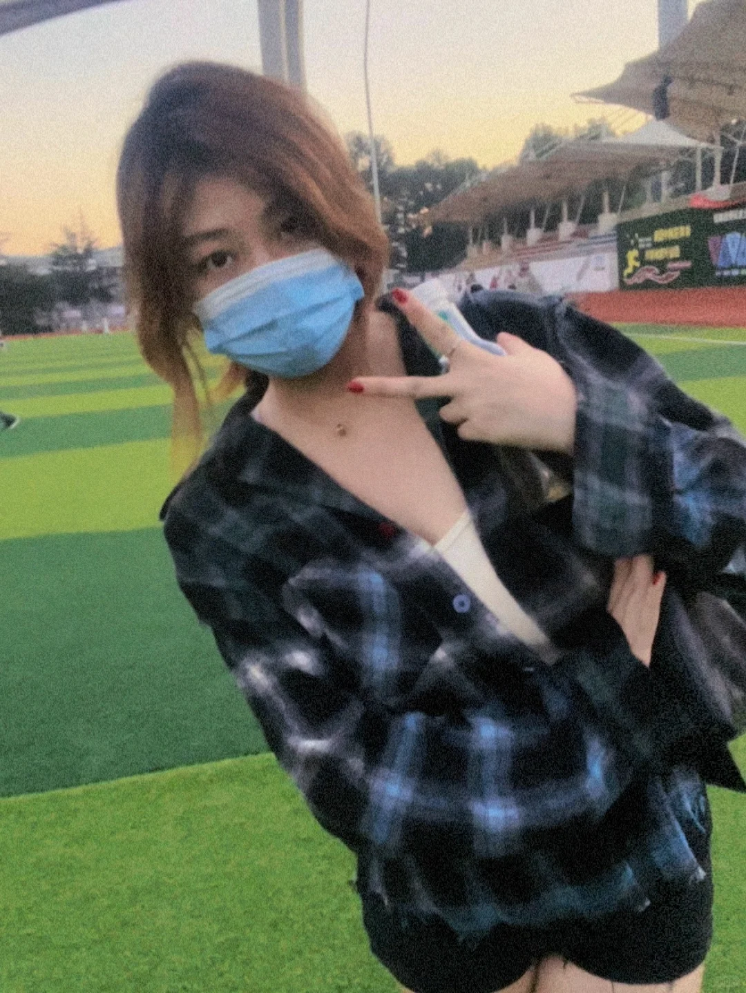 操场真的太出片啦！