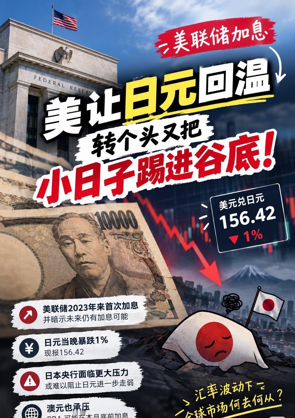 沃什告诉你，谁才是庄

贝森特前几天还拍胸脯呢，
谁敢做空日元？意思就是我就是庄