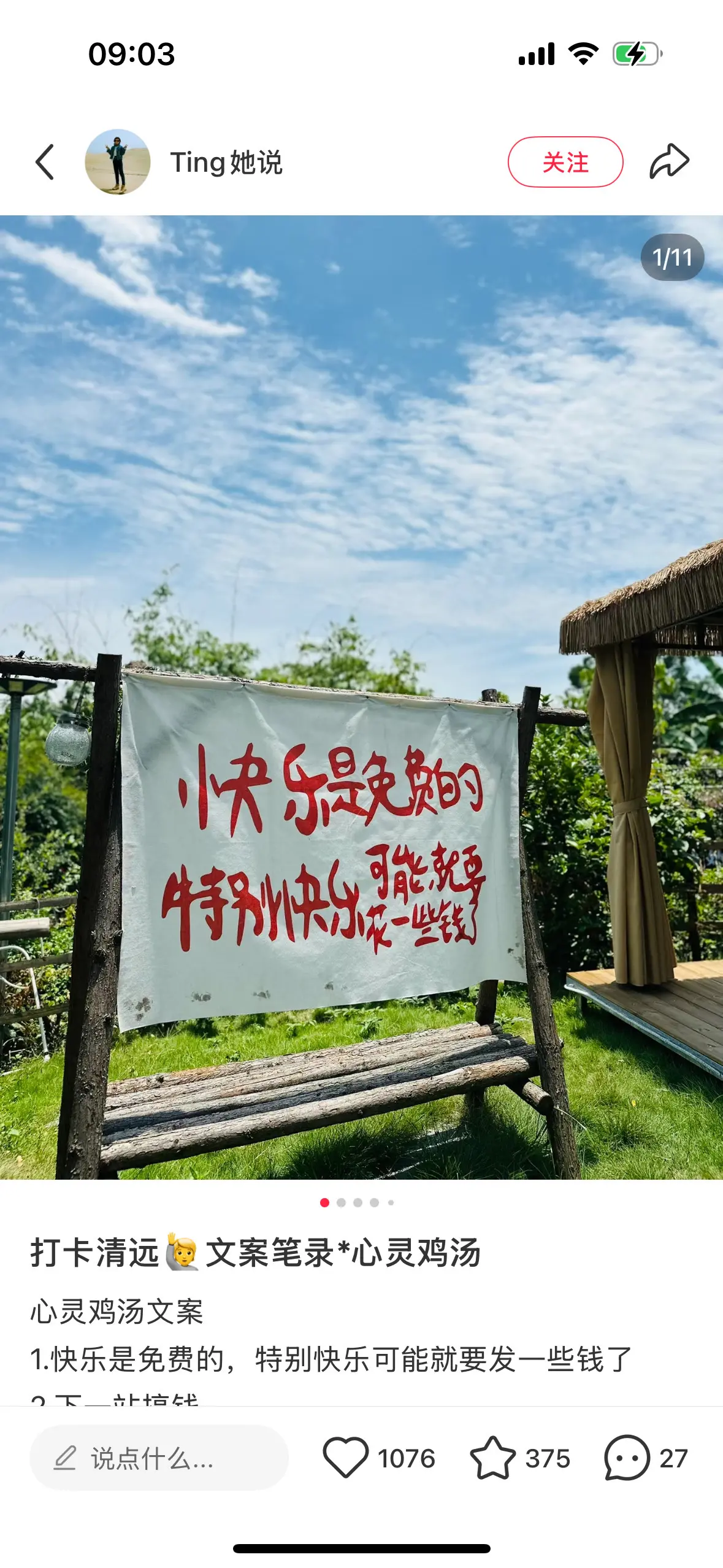 每日都要发发神经。哪怕一直开心，让自己笑一下。疯癫又如何，花点钱又如何...