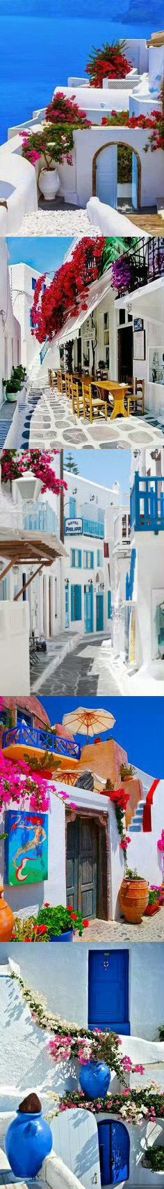 有一种蓝，叫做爱琴海。一生一定要和心爱的人去一次~ ​ ​​​