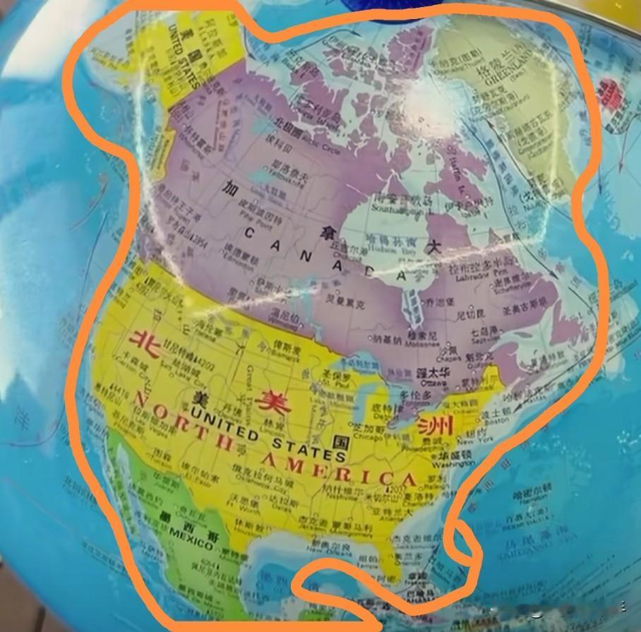 为什么美国对霸权如此痴迷？
这张图就是马上要整合完成的美国地图，非常恐怖夸张，食