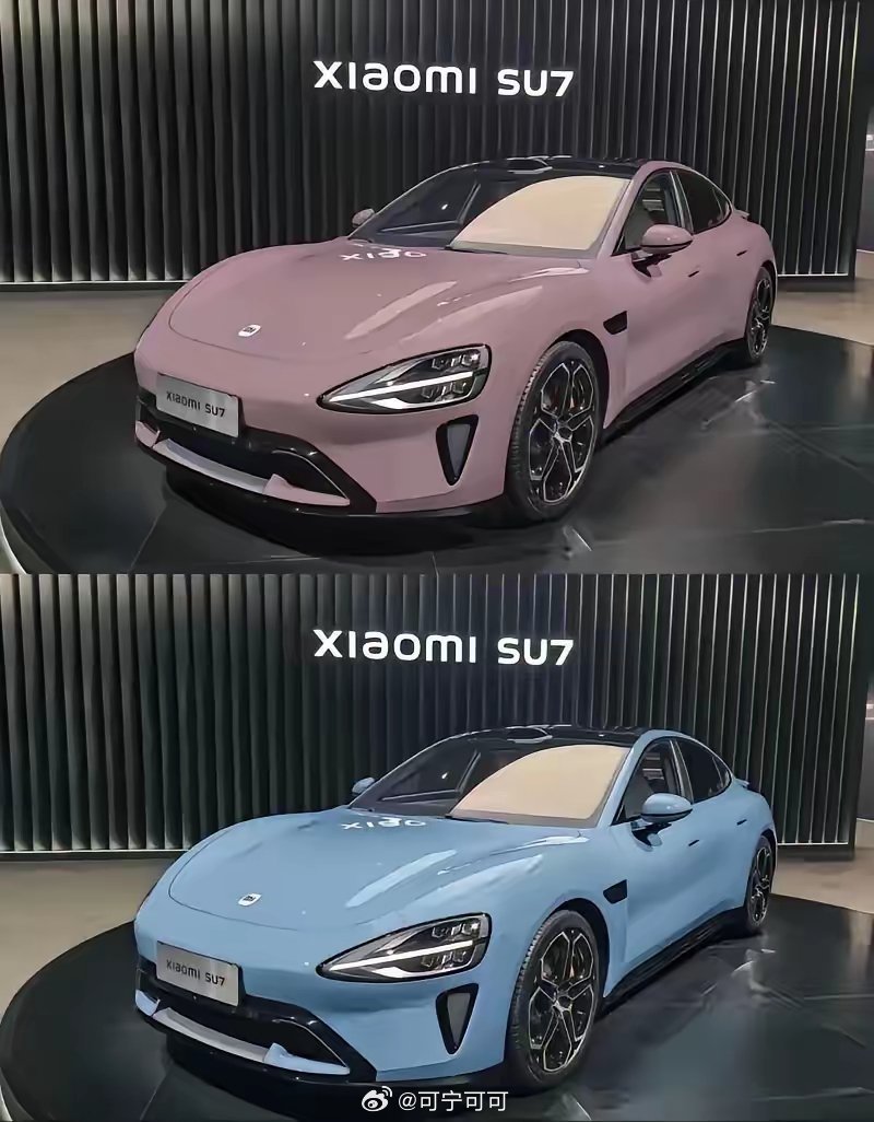 谁懂啊，小米新车真的把女生的小心思拿捏得死死的。莫兰迪色系温柔到骨子里，再配上会