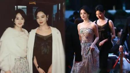 赵丽颖连包10场支持辛芷蕾新片:此前赵丽颖与辛芷蕾因合作电影《乔妍的心事》结缘。