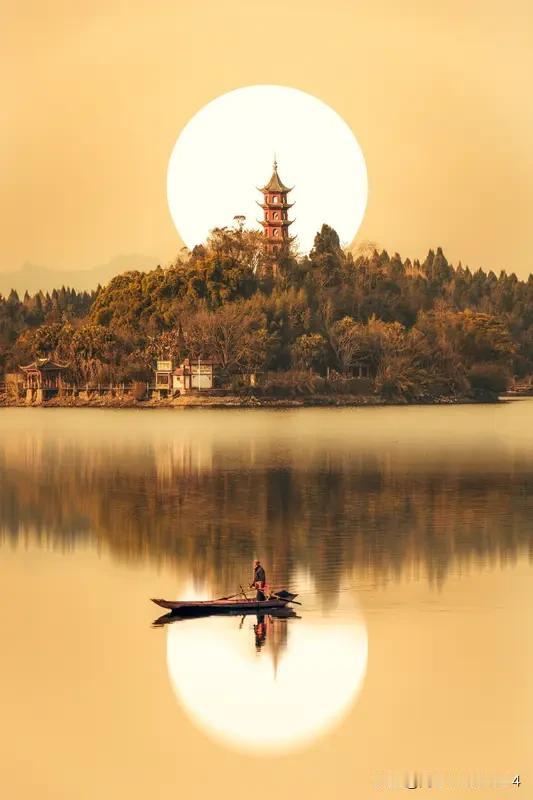 上联：暮水推舟追晓月；求下联下联，朝光破雾逐残星。[微风]
