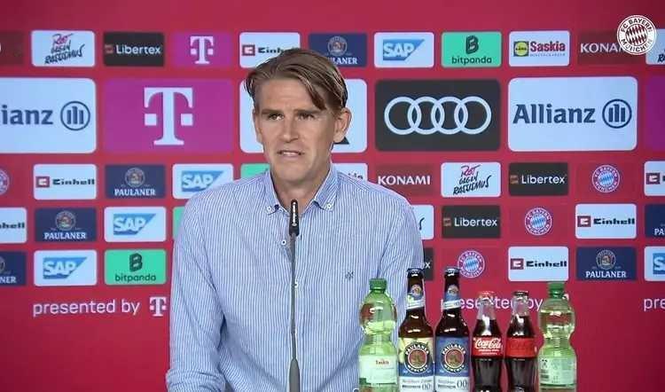 拜仁将迎来德甲第5轮主场对阵勒沃库森的比赛，赛前，拜仁总监弗罗因德一同出席了球队