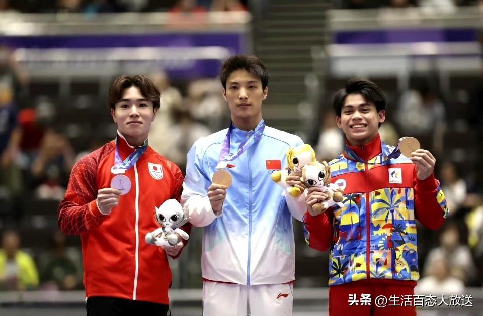 亚运会体操落幕   42枚奖牌/全部落位，最终奖牌榜如下  第3不是韩国

1，