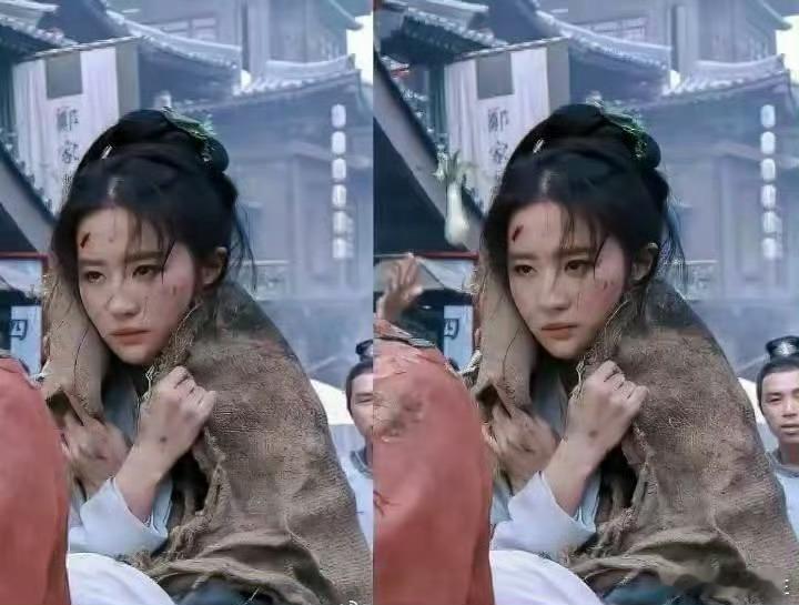 天仙就是天仙，虽粗服蓬头，却不掩其色[哇]#刘亦菲[超话]# ​​​