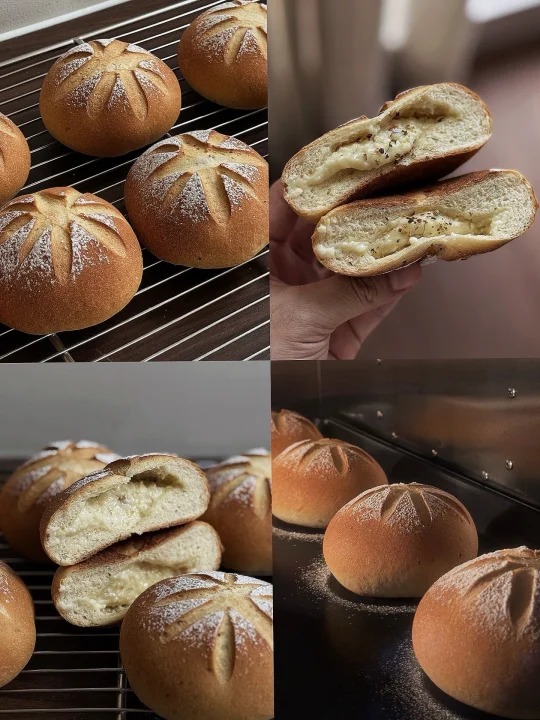 秋意浓🌼桂花酒酿奶酪米面包