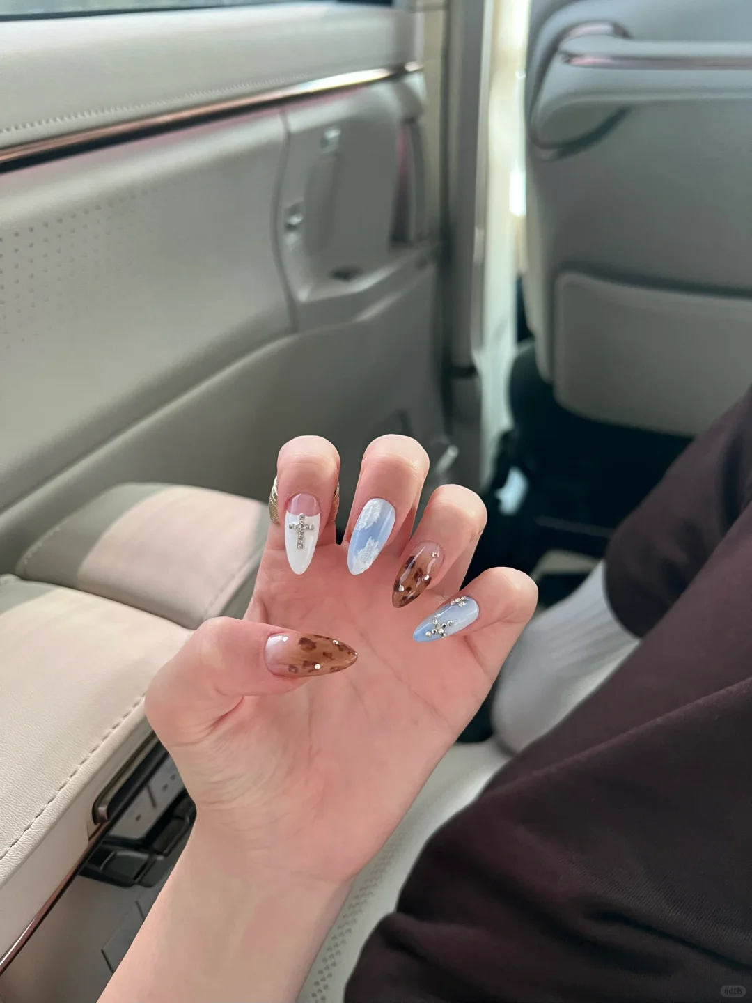我的秋冬豹纹美甲💅