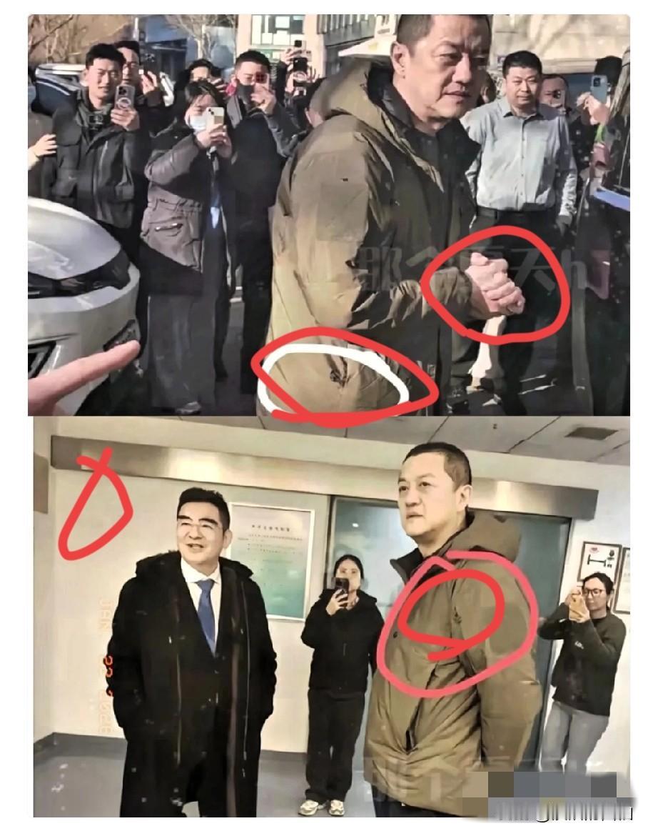 今天刷到一张接待陈光标的照片，

直接给我看愣了，

照片里他胳肢窝那儿的衣服，