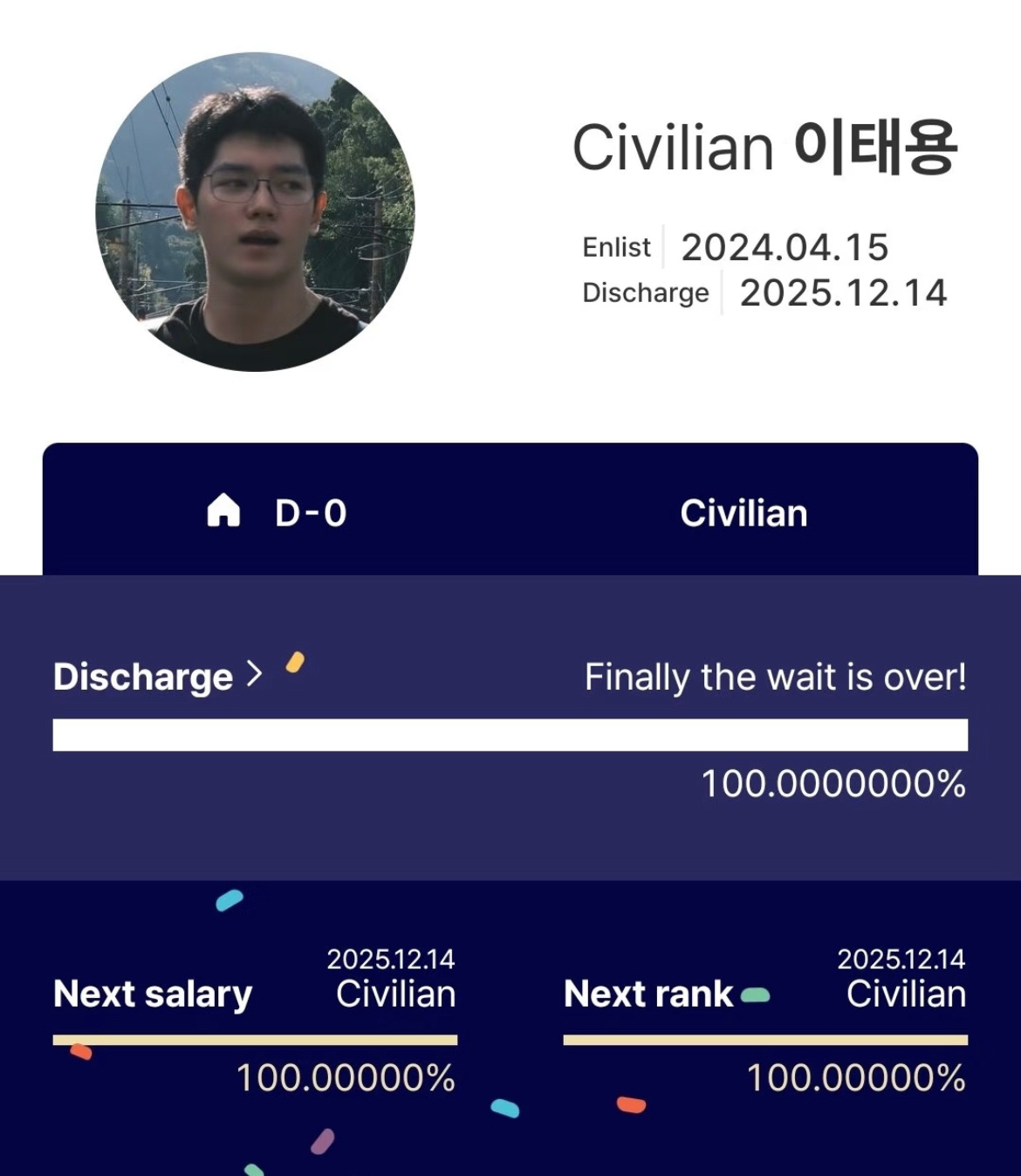 李泰容正式退伍 今天李泰容正式退伍，已包揽韩趋1.2，世趋4.5！爱豆泰容回归啦
