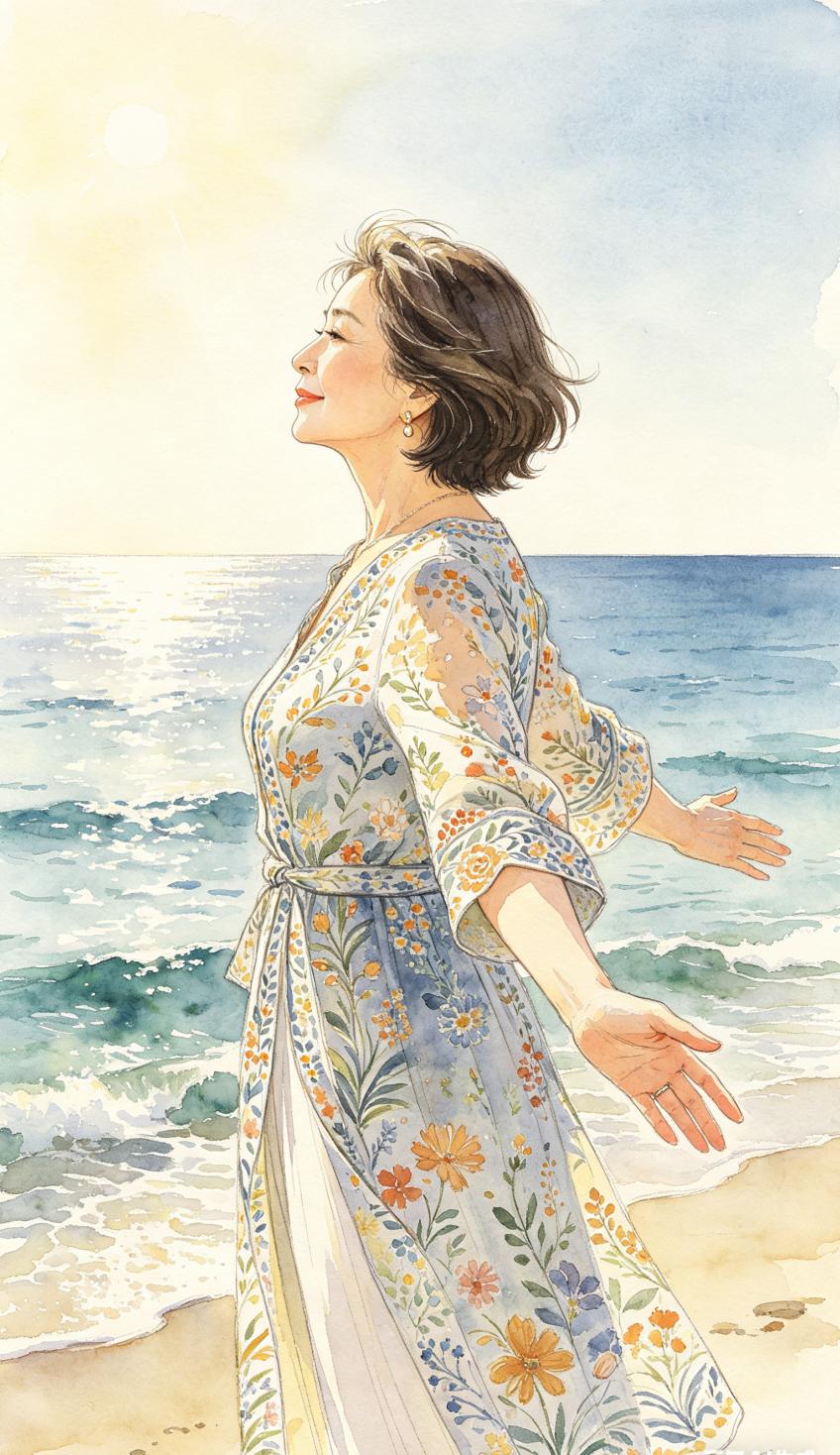 有没有和我一样的姐妹？
一过 45 岁，出门只拍风景，吃饭只拍美食，
就是不愿意