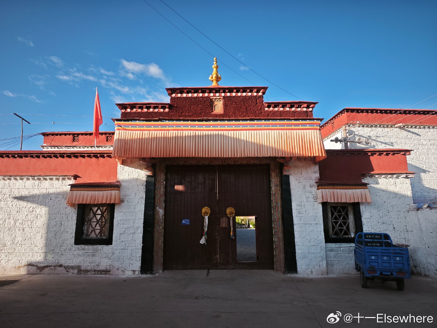 西藏拉萨市，林周县春堆乡拉岗村，杰堆寺。 拉萨·林周