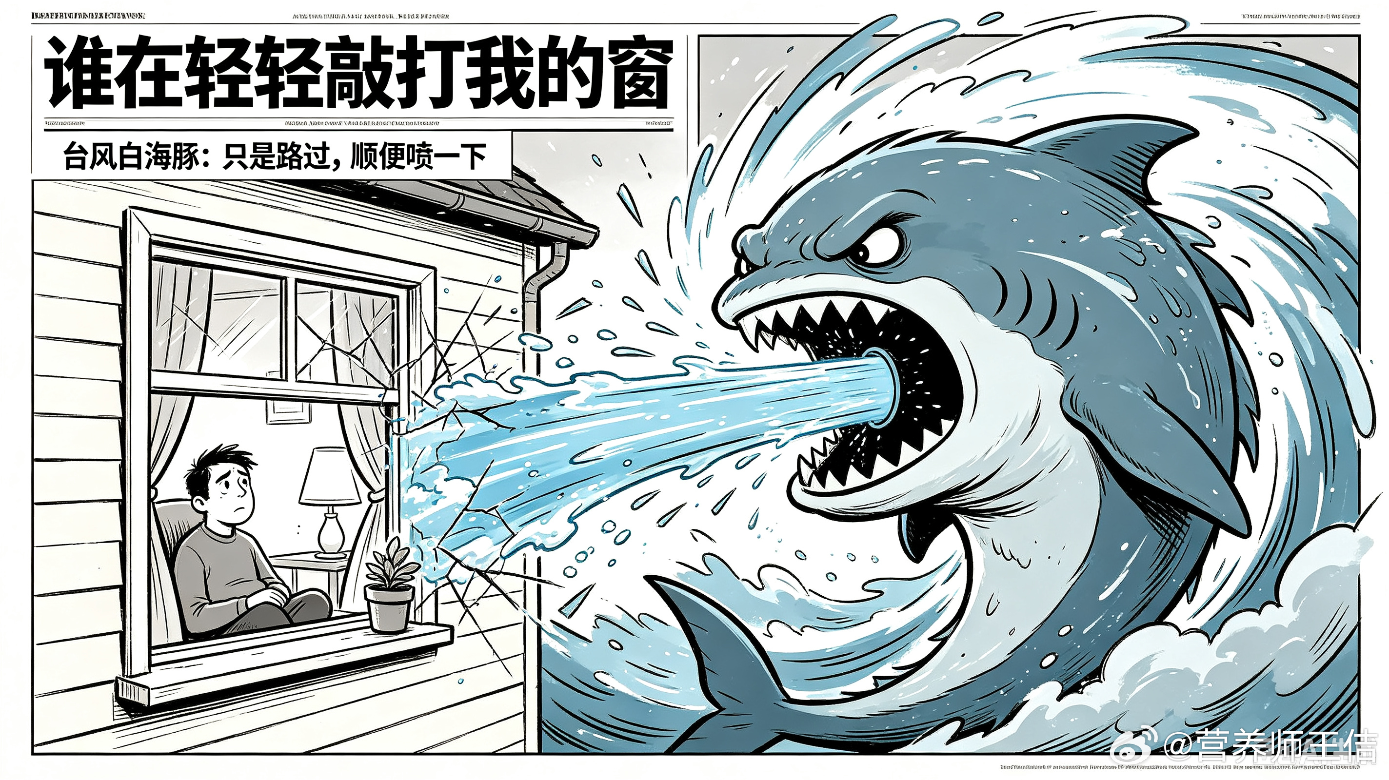 希望下午风雨能小点，我想补个觉这风雨都不是轻轻敲打我的窗了，有一种丧尸围上来疯狂