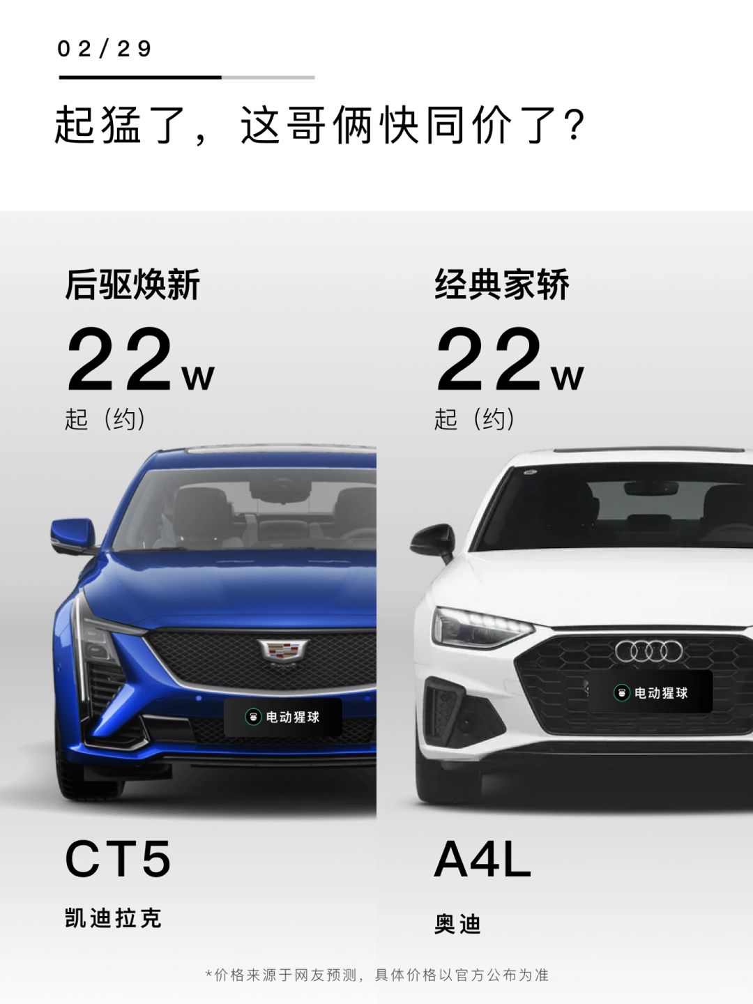 起猛了，这哥俩快同价了？