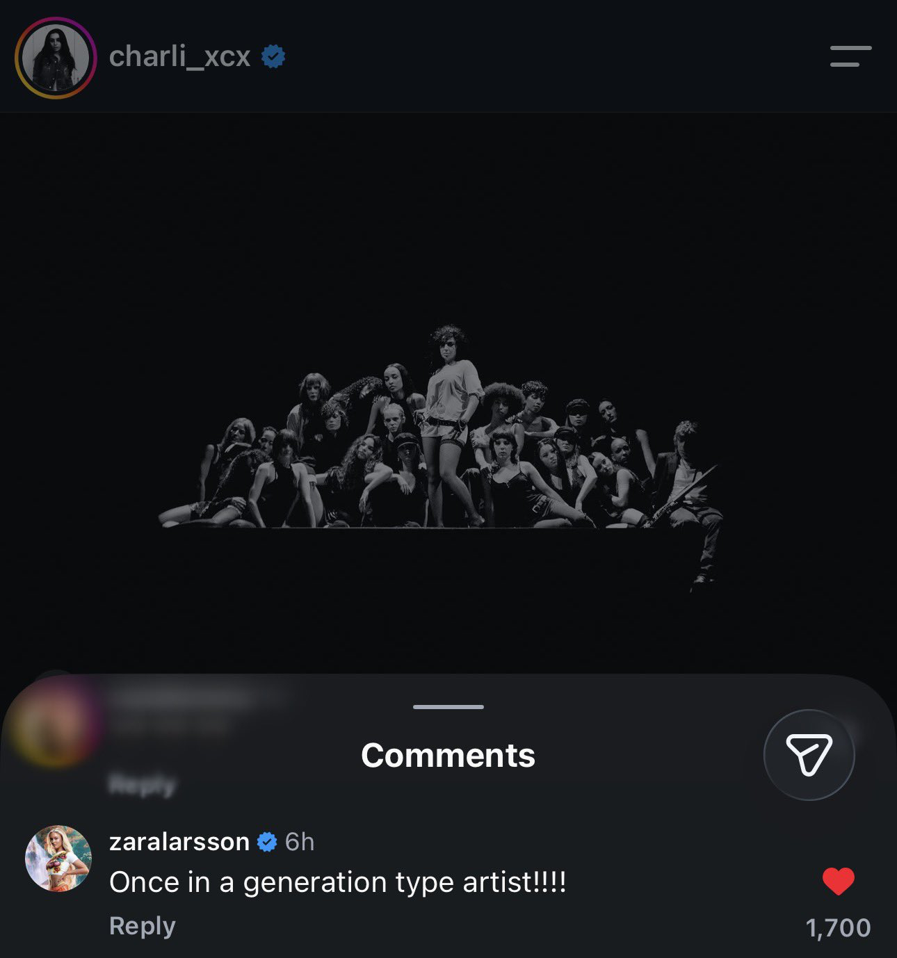 Zara Larsson 在 Charli xcx 关于 Lollapalooz