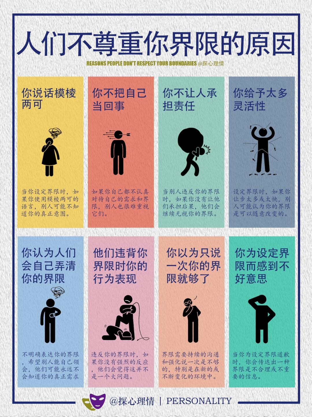 人们不尊重你界限的原因