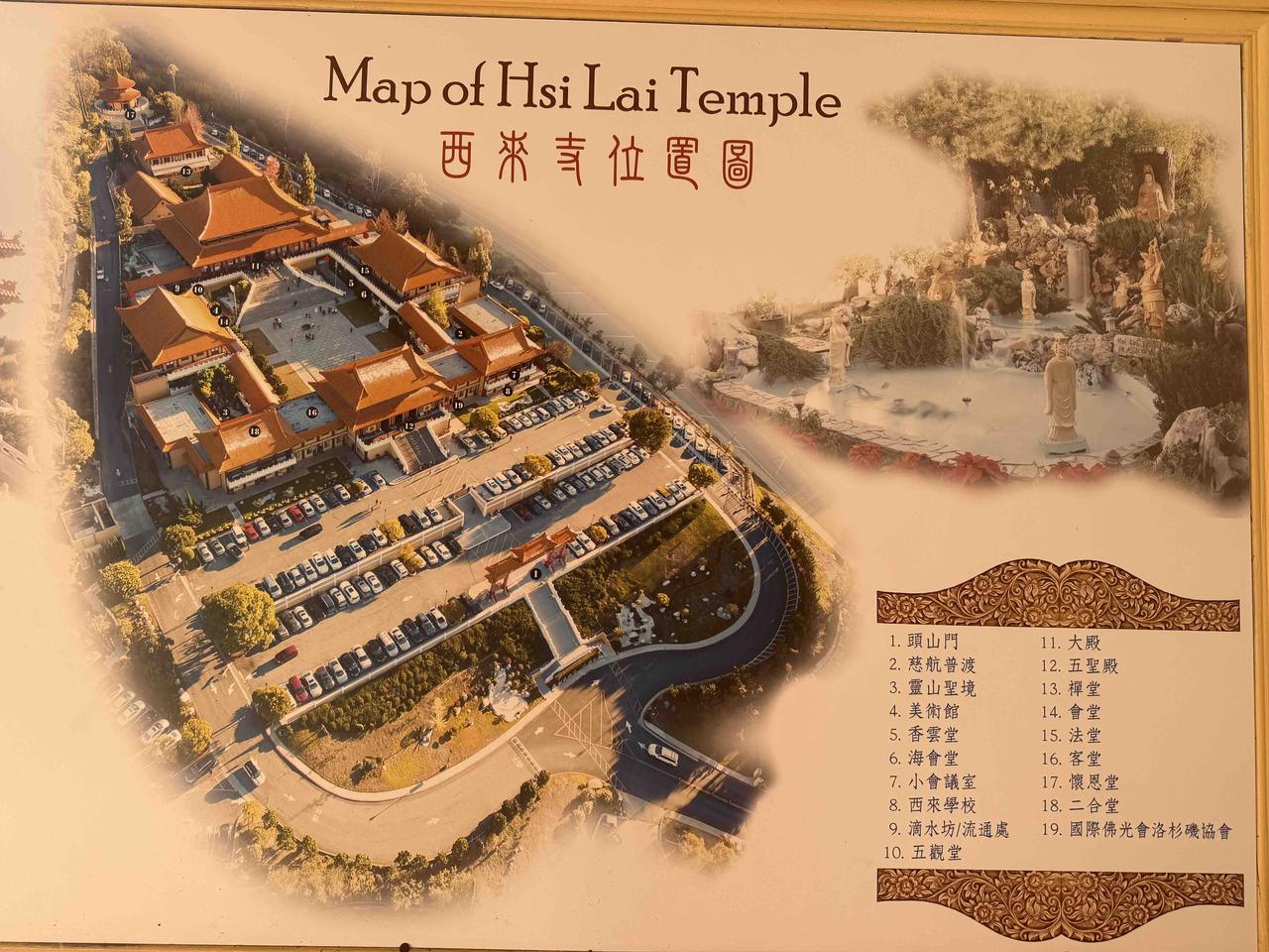 全球最伟大的华人寺庙-洛杉矶西来寺。从寺庙规划设计到建设以及运营，都体现出华人的