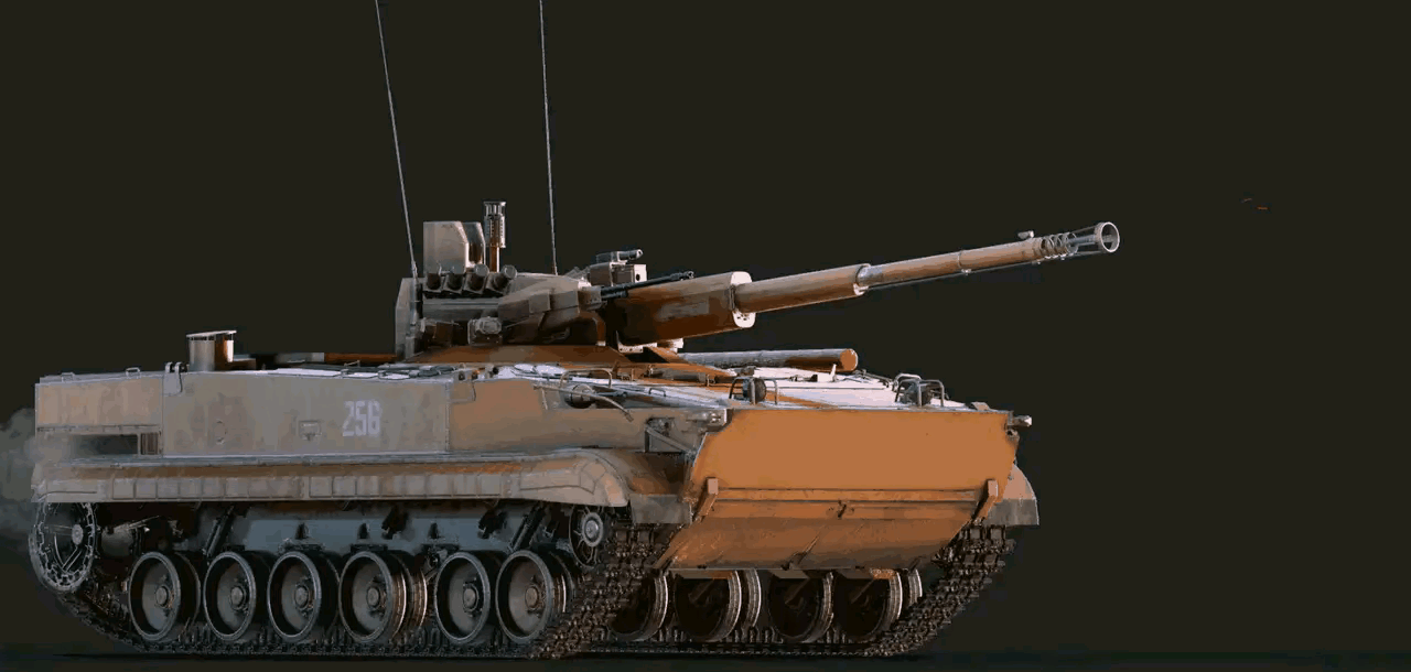 我最喜欢的俄式战车，是2S38式“57神针”速射炮，一炮就能灭美制“布莱德利”步