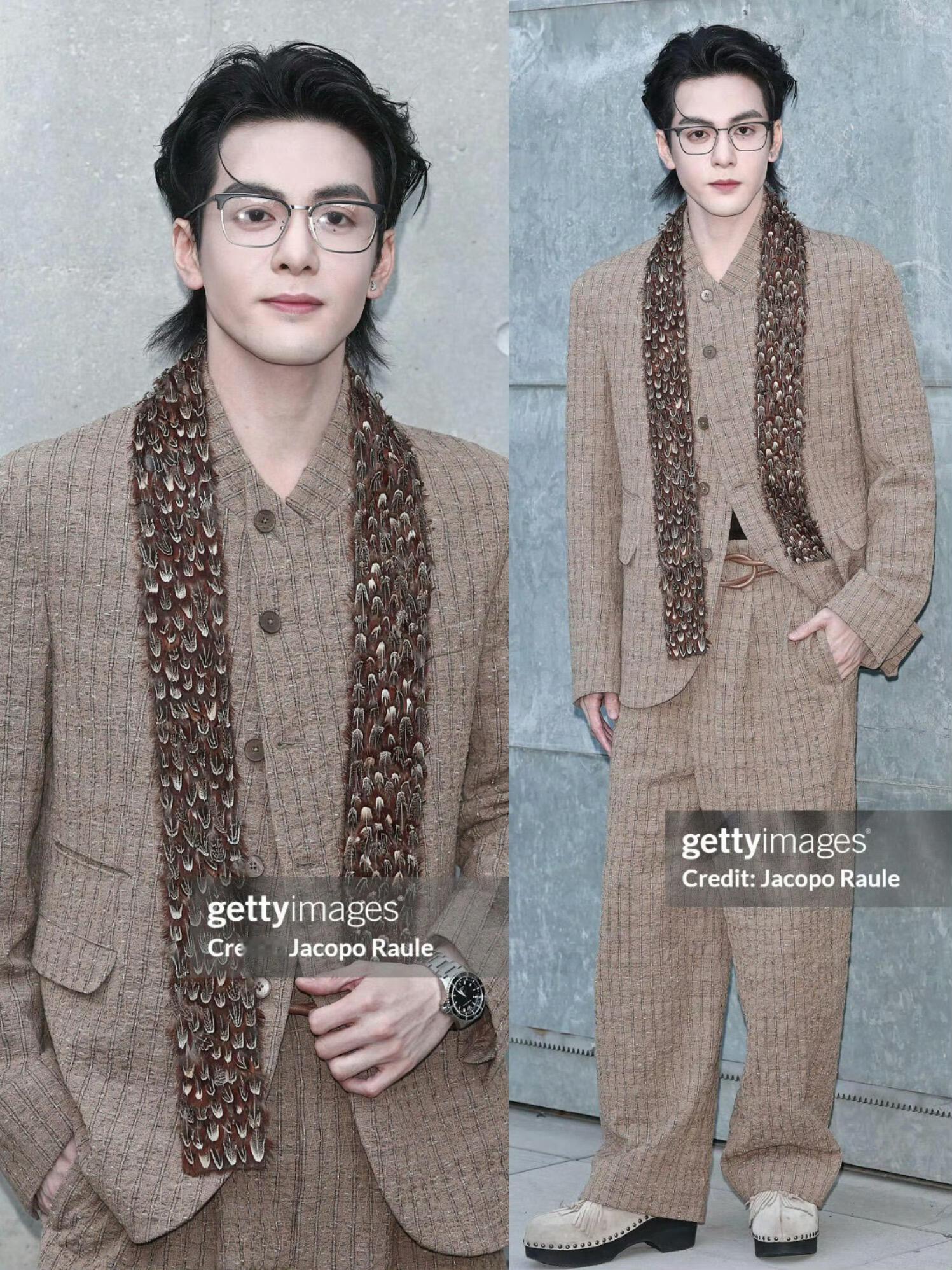 曾舜晞 ｜米兰时装周 曾舜晞 身穿Emporio Armani 2026春夏男士