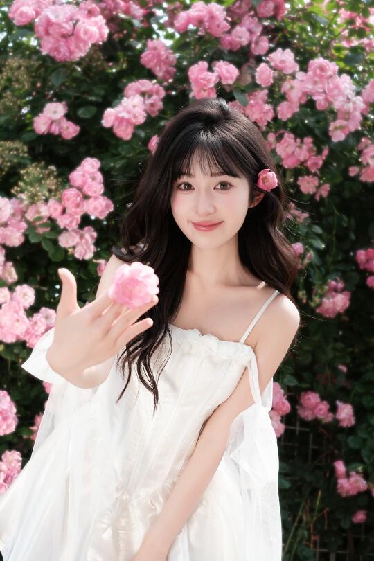 假期出游🌸存一些花墙拍照姿势