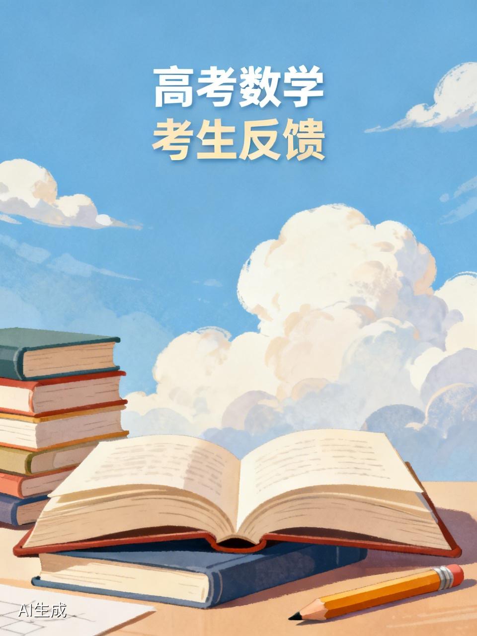 今天高考数学考完直接爆上热搜！山东一考点不少学生说试卷有点难，有平时模拟考能拿1