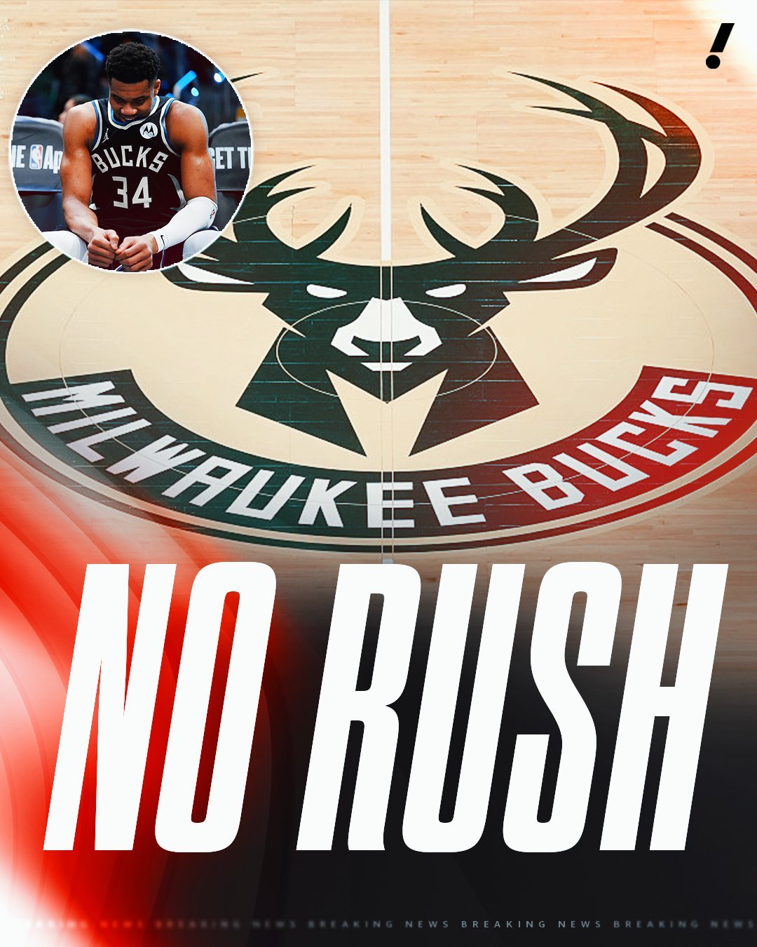 据shams报道，雄鹿队已表示，如果他们索要的顶级年轻球员和选秀权的条件得不到满