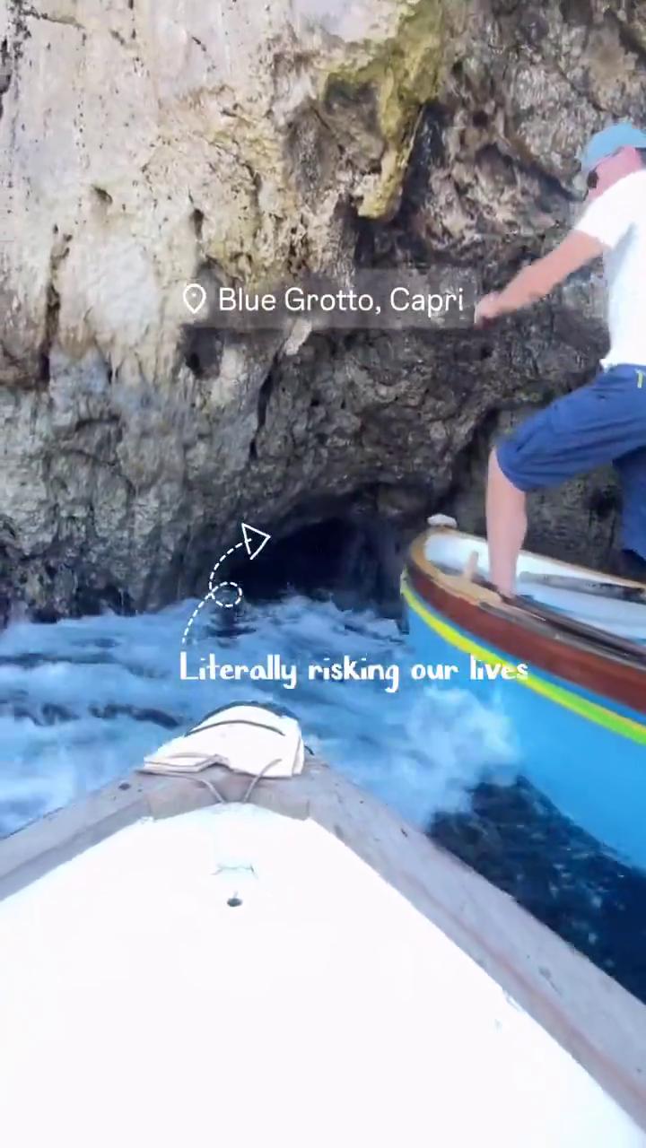 Blue Grotto，Capri。Literollu pking our li