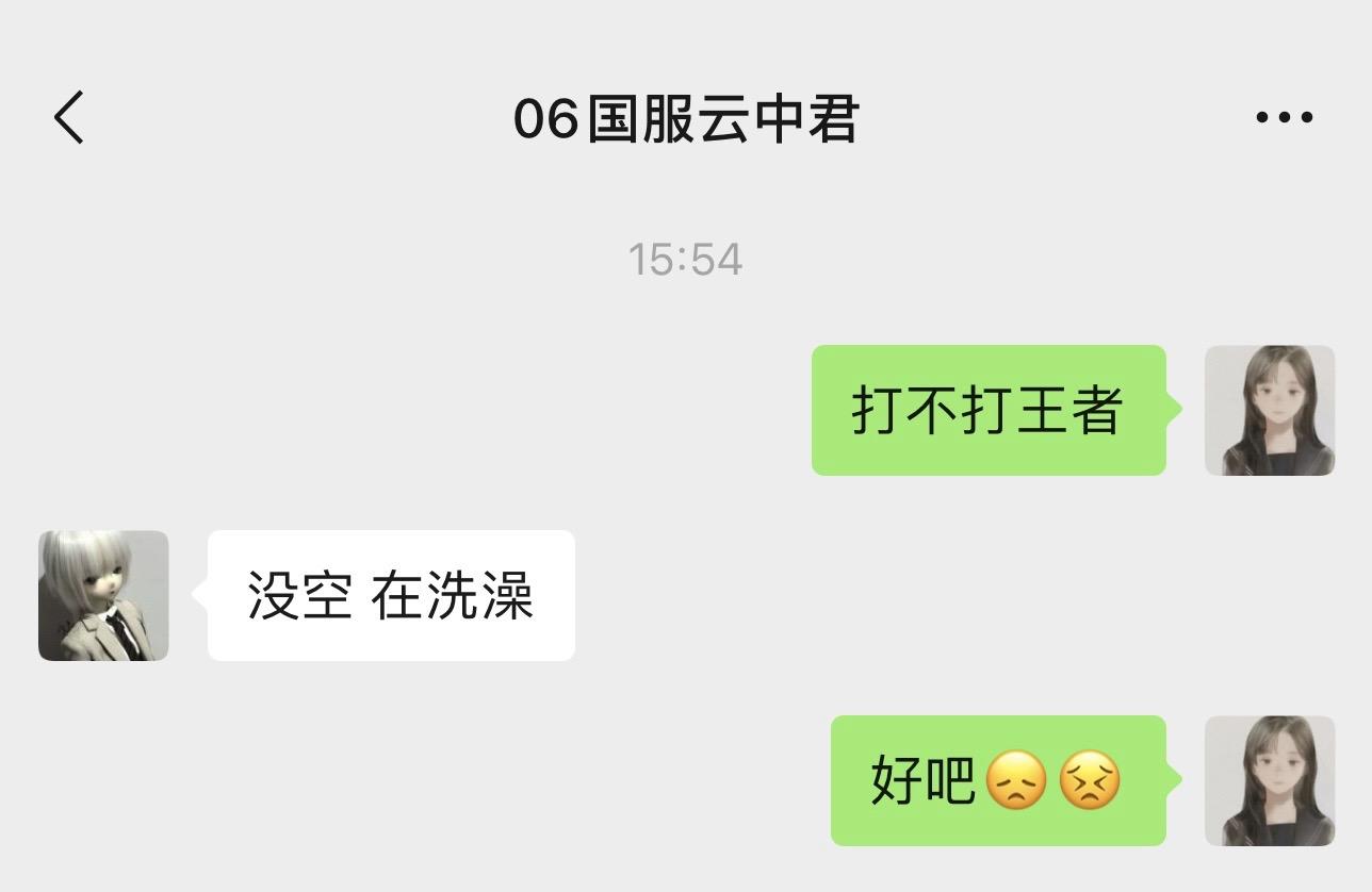 王者 聊天记录