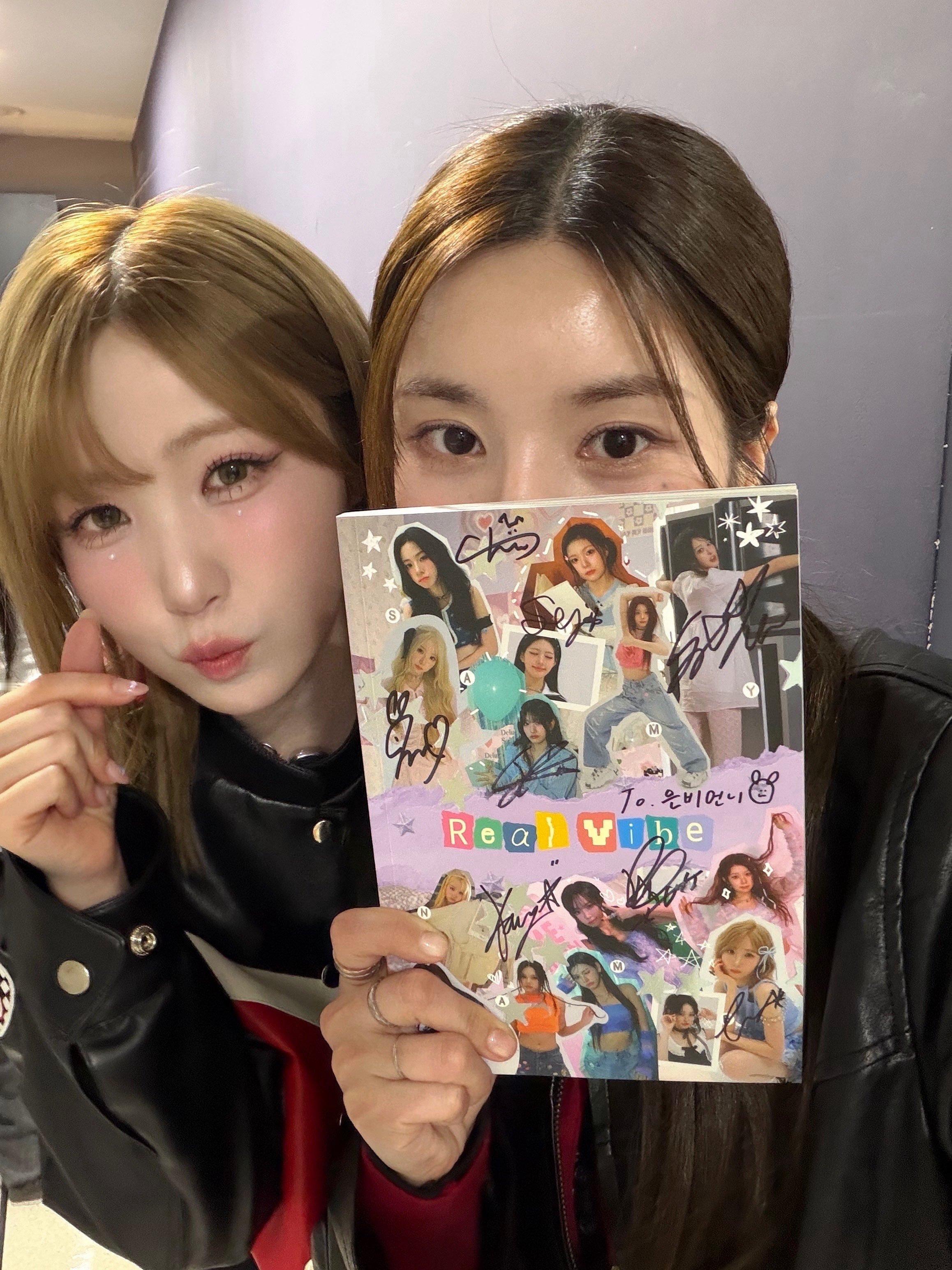 权恩妃去见了 本田仁美 和 Apink南珠&夏荣💞 