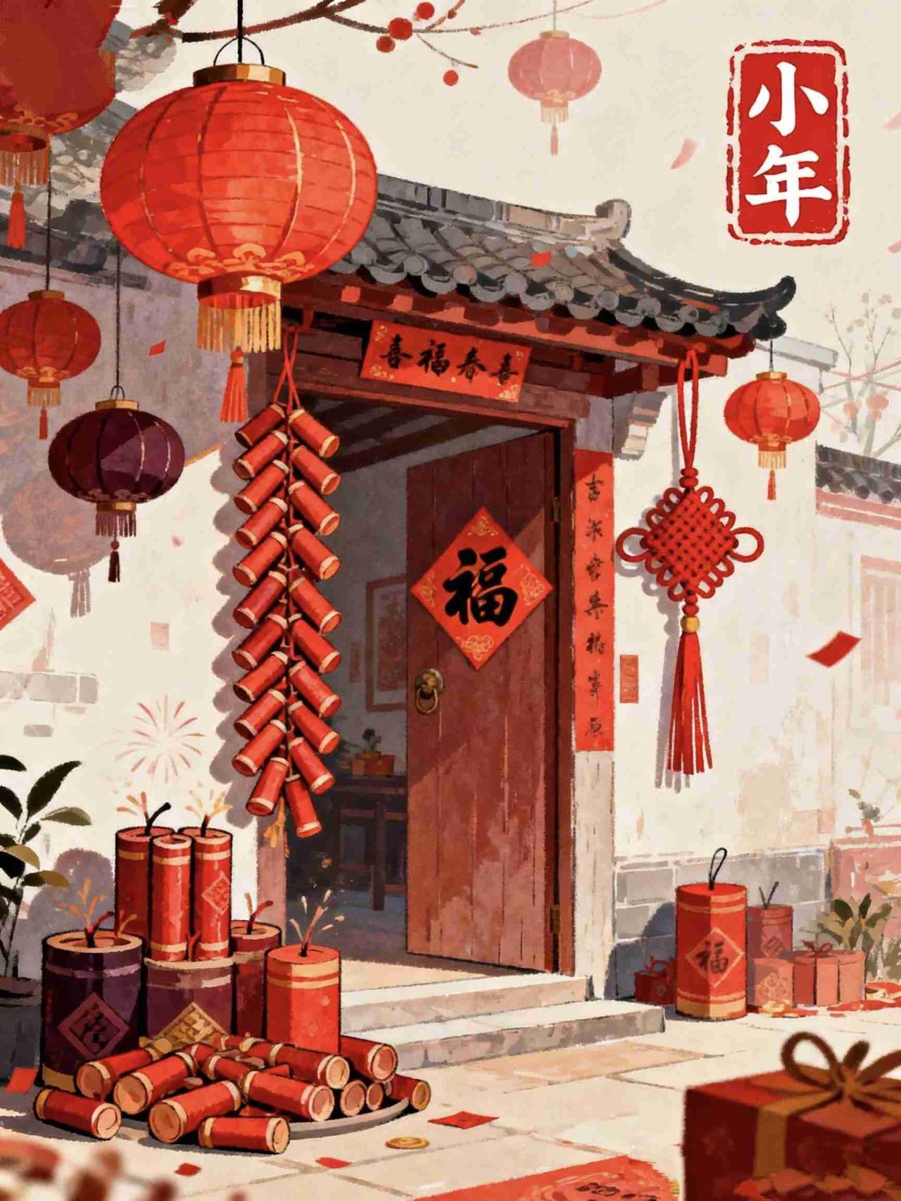 我的今日状态：😁轻松愉快
我这里的天气：☀️晴天
《小年》
 
灶火温软，煨热