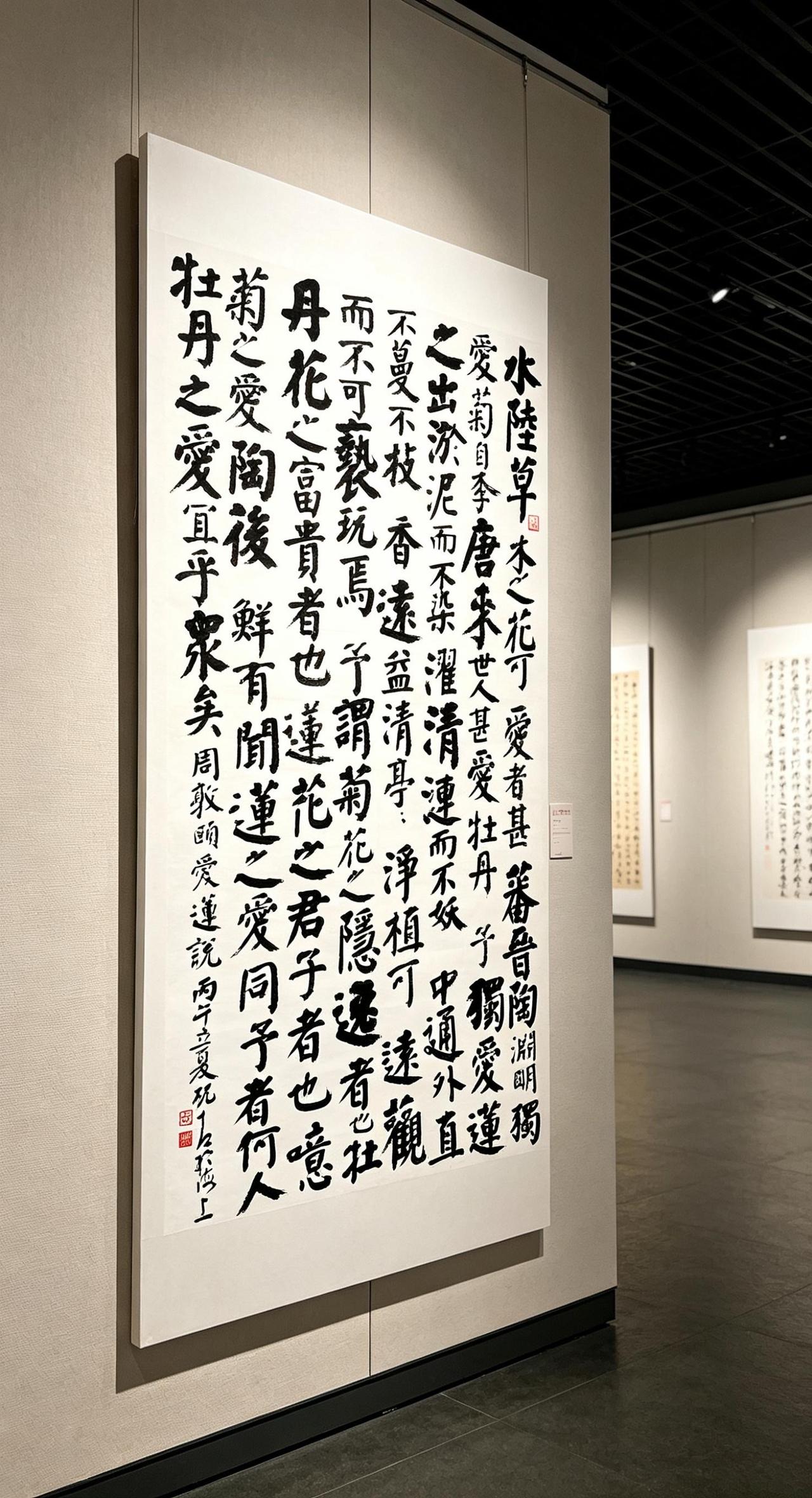 书法远景展示 楷书