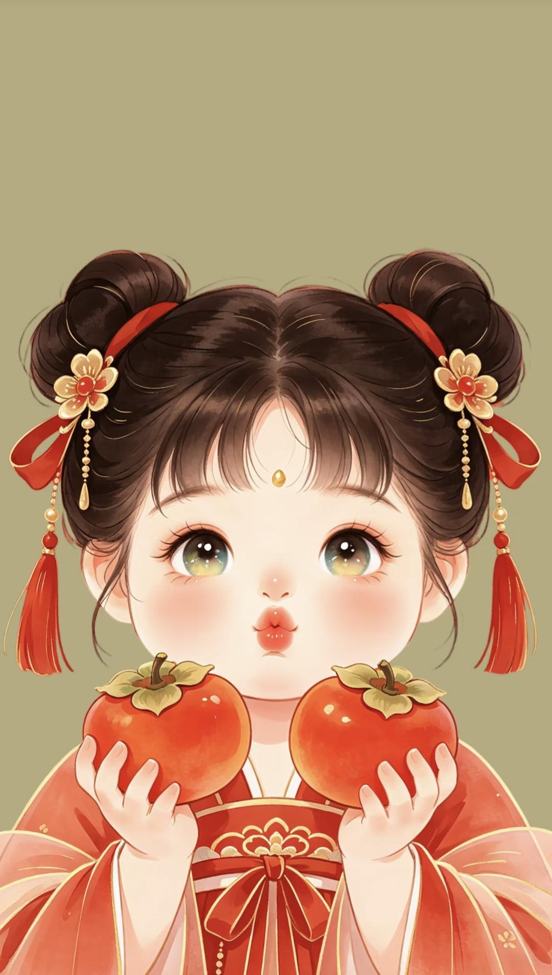 “柿柿如意·福满四季…”
春日生活打卡季 传统文化 正能量 绘画