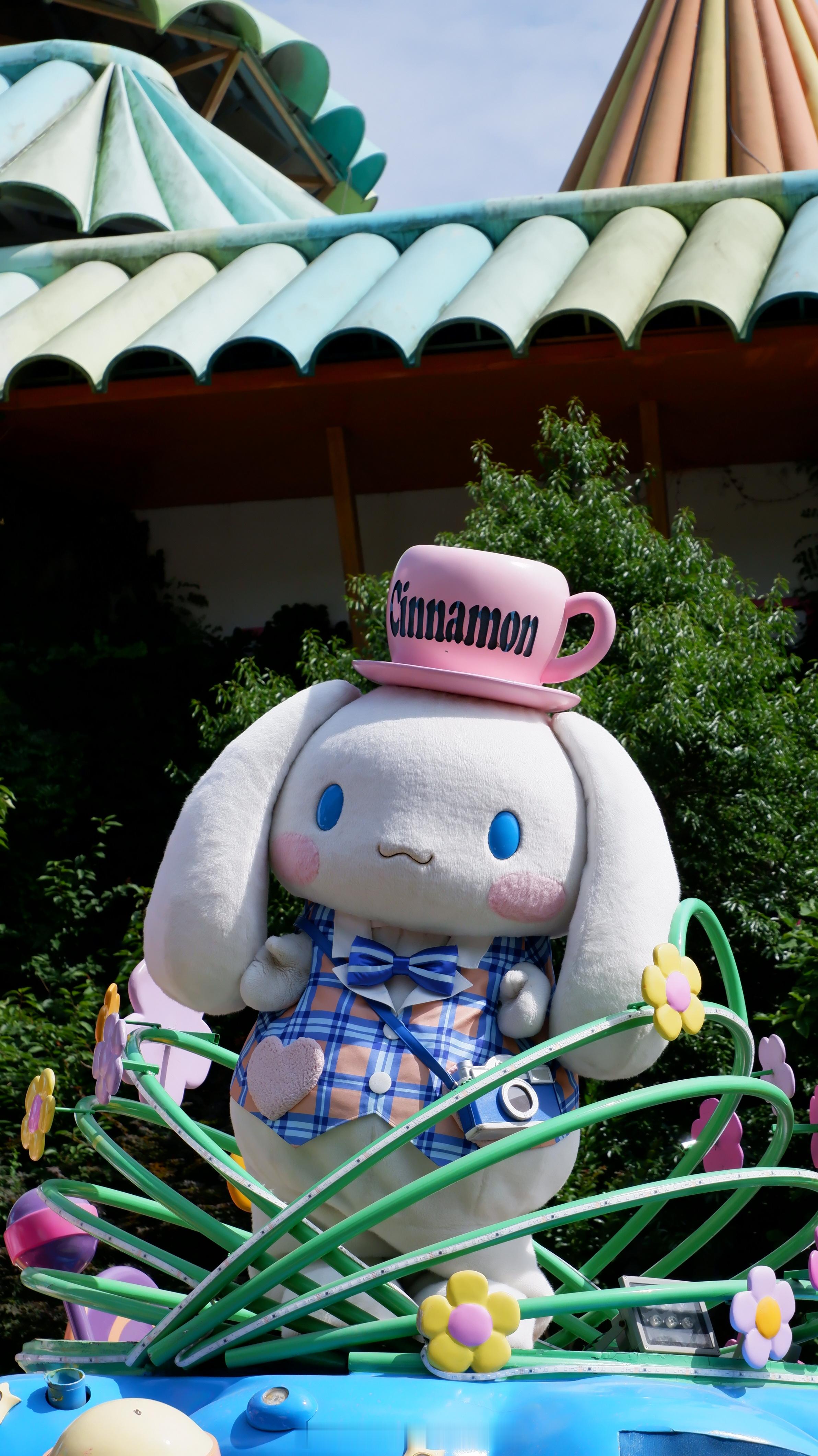 限定小孩日 和三丽鸥朋友们见面！[你好]击了很多掌✋🏻 花车巡游和演职人员互动