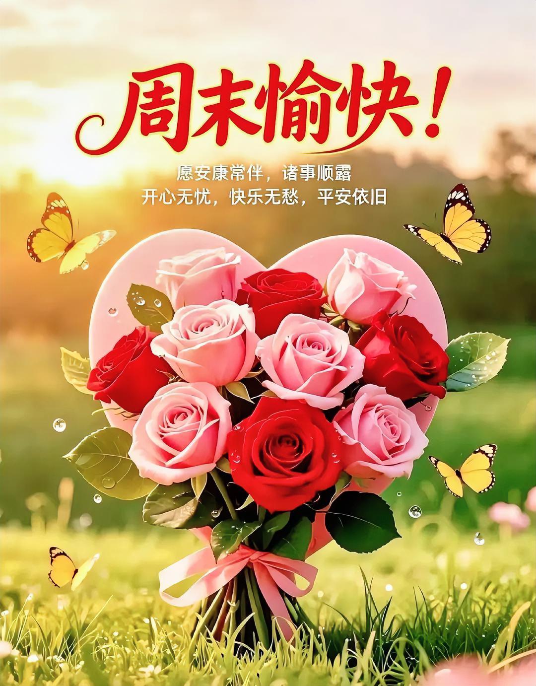 早安，周末愉快！愿安康常伴，快乐无愁，平安依旧。