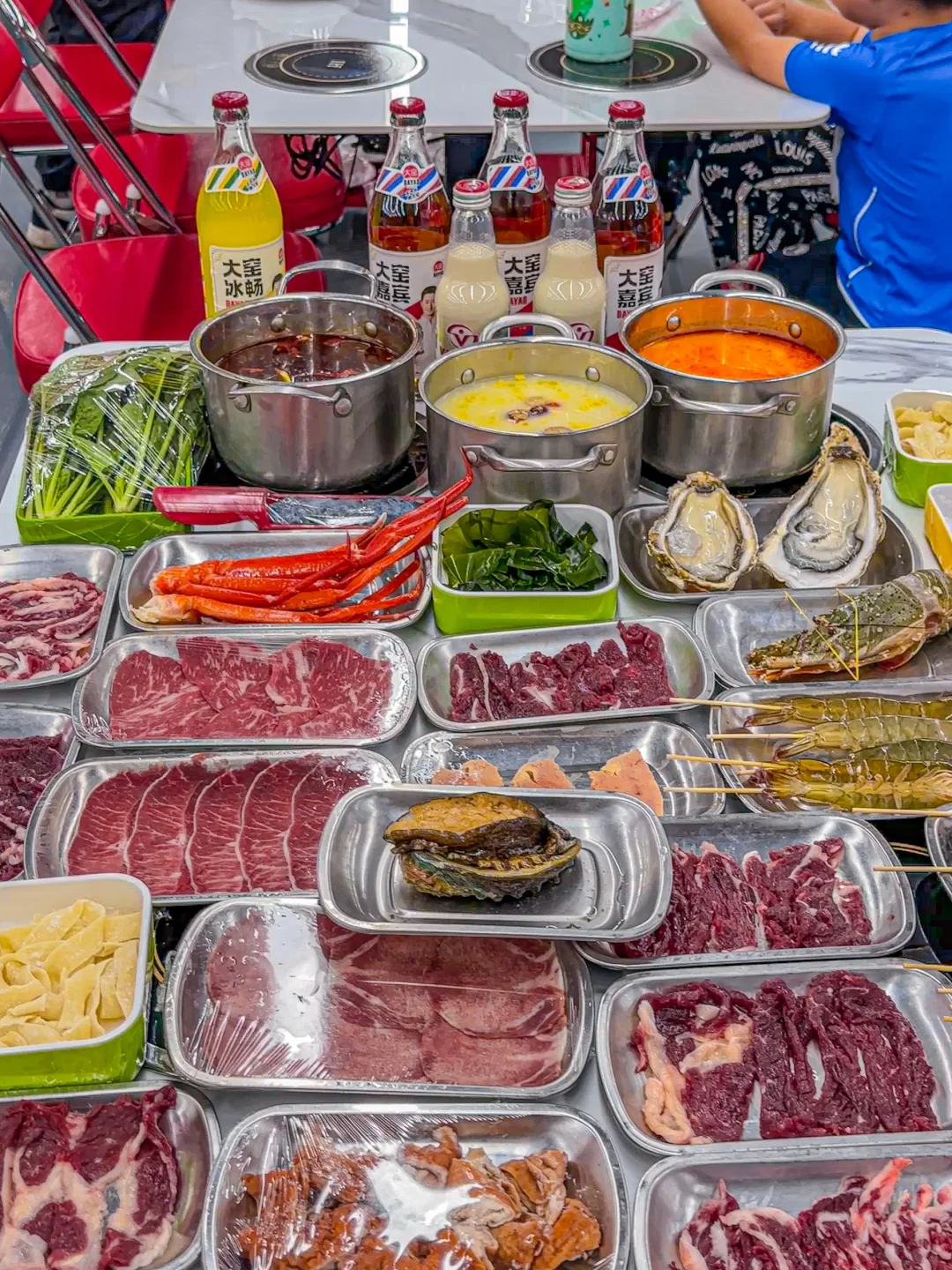 好喜欢这种自选的海鲜牛肉火锅呀🤤