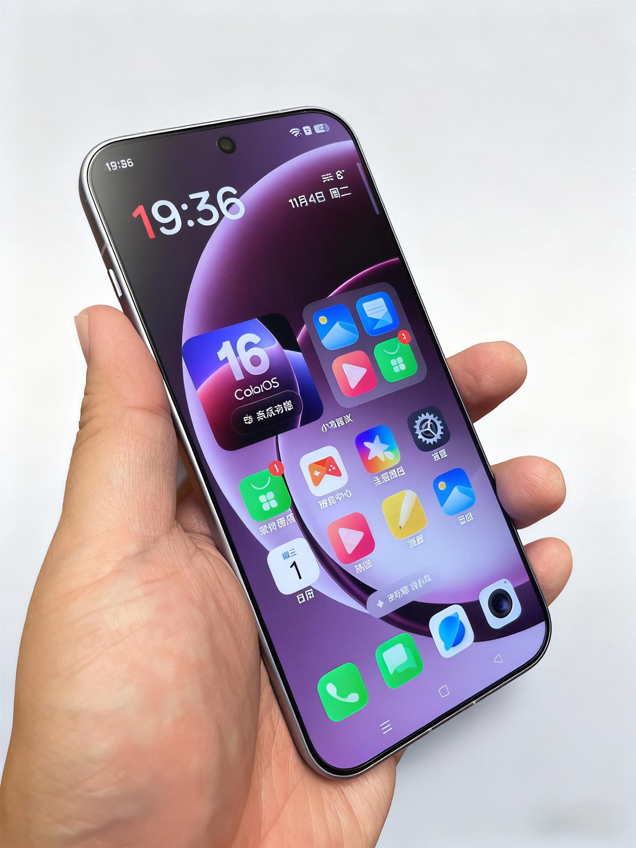 上手 雾光紫有几天了，真的越看越喜欢。

这个“雾光紫”的颜色很有质感，在不同的