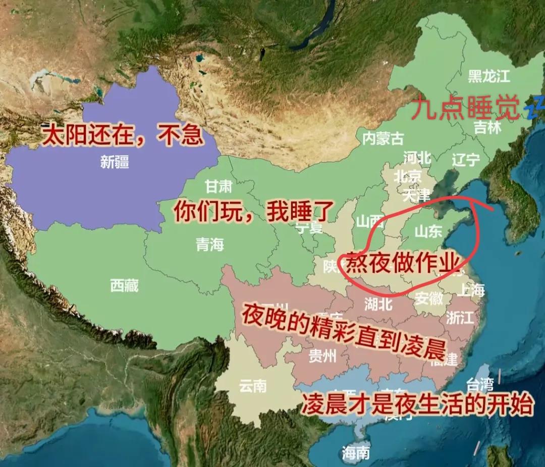 12点~3点应该是上海和深圳，夜生活最丰富的是哪个城市呢？上海还是浙江呢？东北应