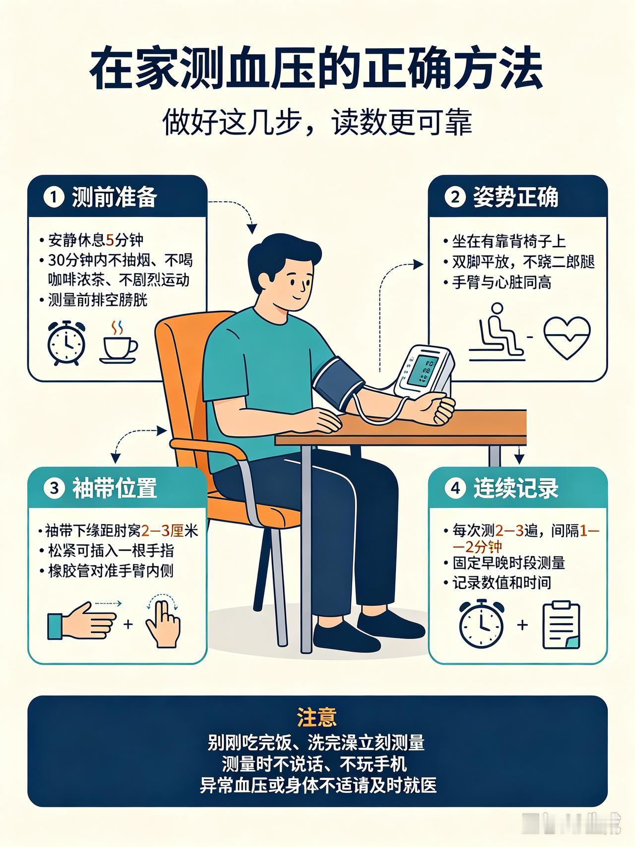 在家测血压的正确方法，很多人一直都做错了
 
不少有血压监测需求的朋友，都会自备
