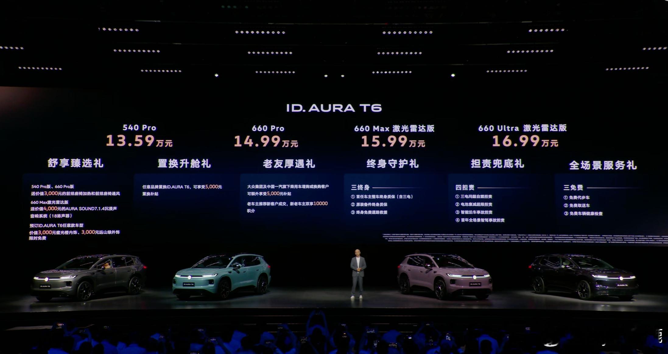一汽-大众ID. AURA T6正式开启预售！预售价13.59-16.99万元。
