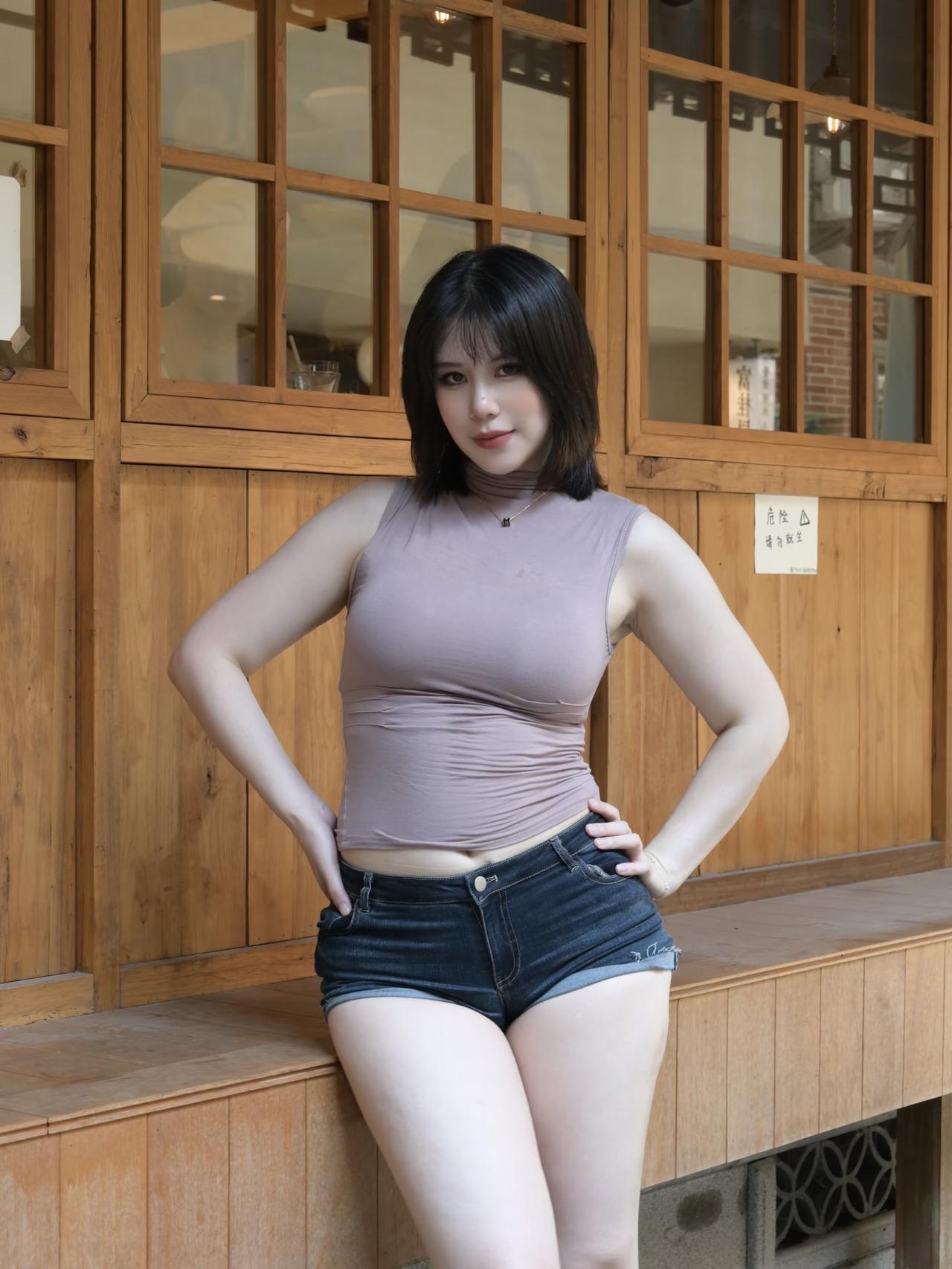 其实微微胖的女生，我感觉更符合国人的审美，你们觉得呢？