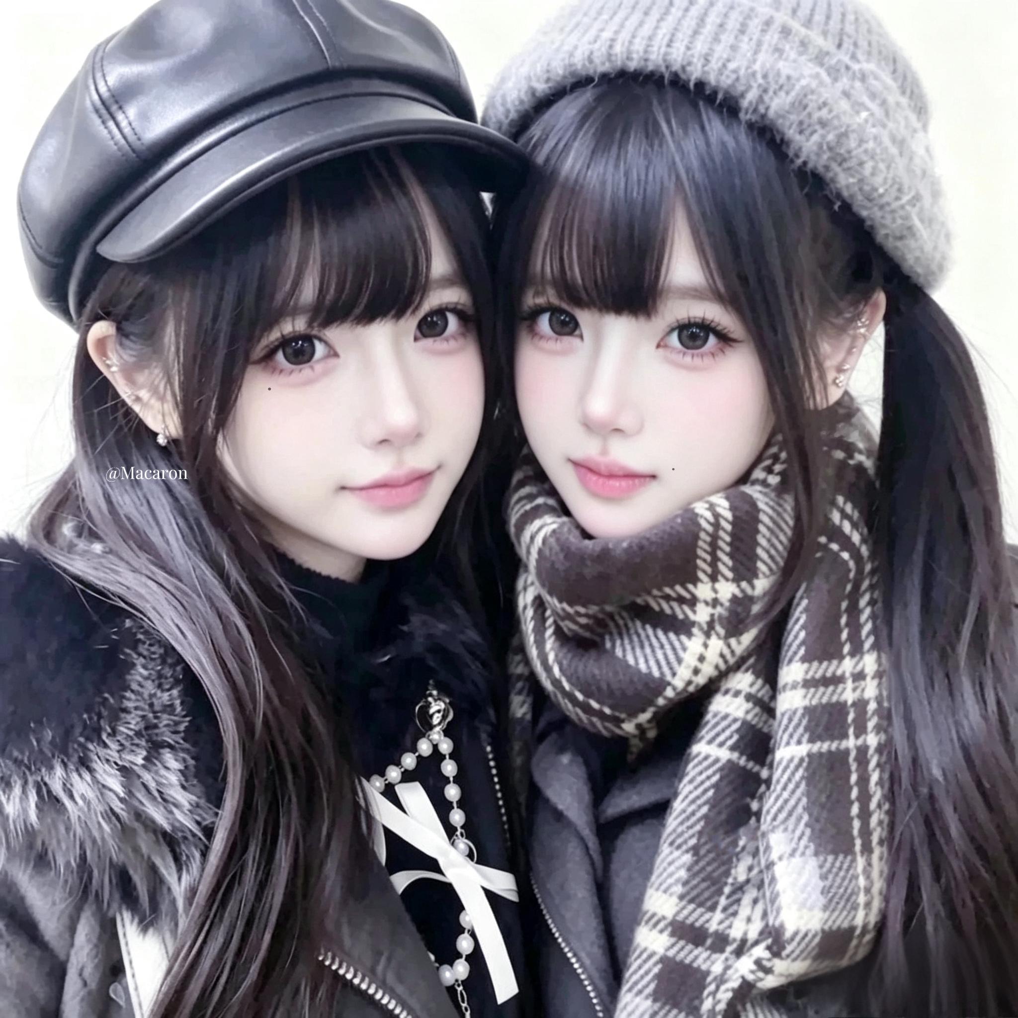 姮蕊围巾的另一端是姐姐 ​​​